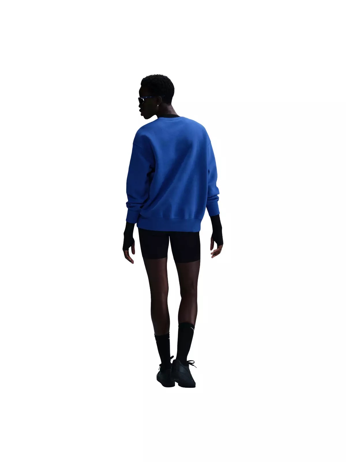 Women's Sportswear Phoenix Fleece Oversized Crewneck Sweatshirt - Blue - 5