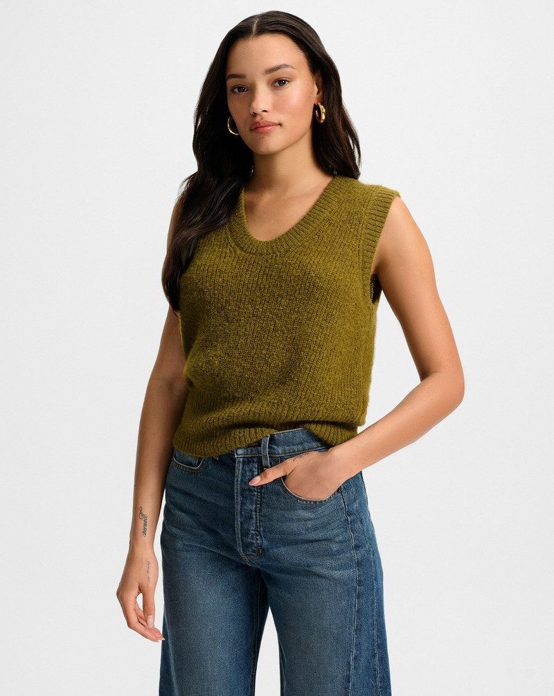 VERONICA BEARD JOVANA MOHAIR SWEATER VEST outlook