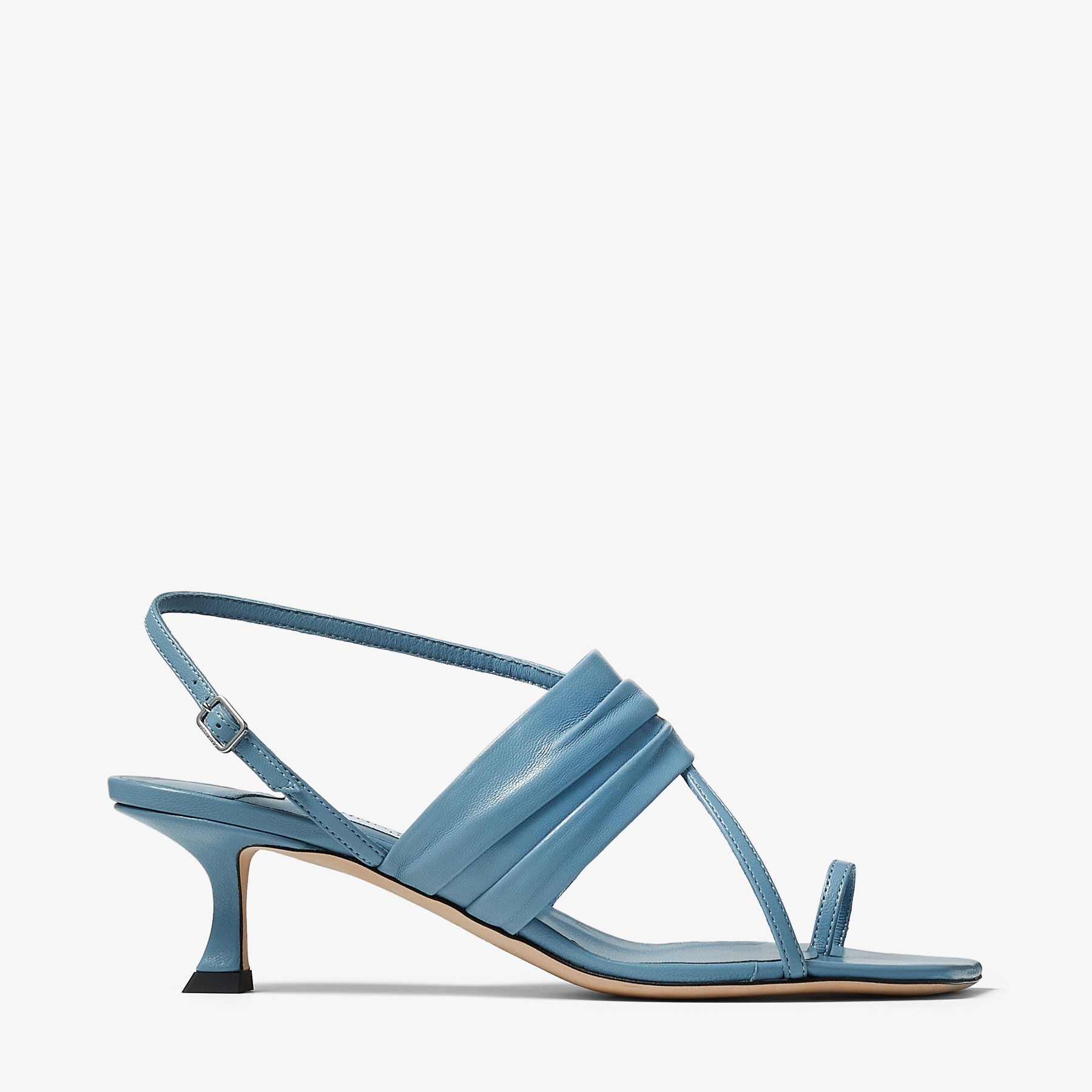 Beziers 50
Smoky Blue Nappa Leather Sandals - 1