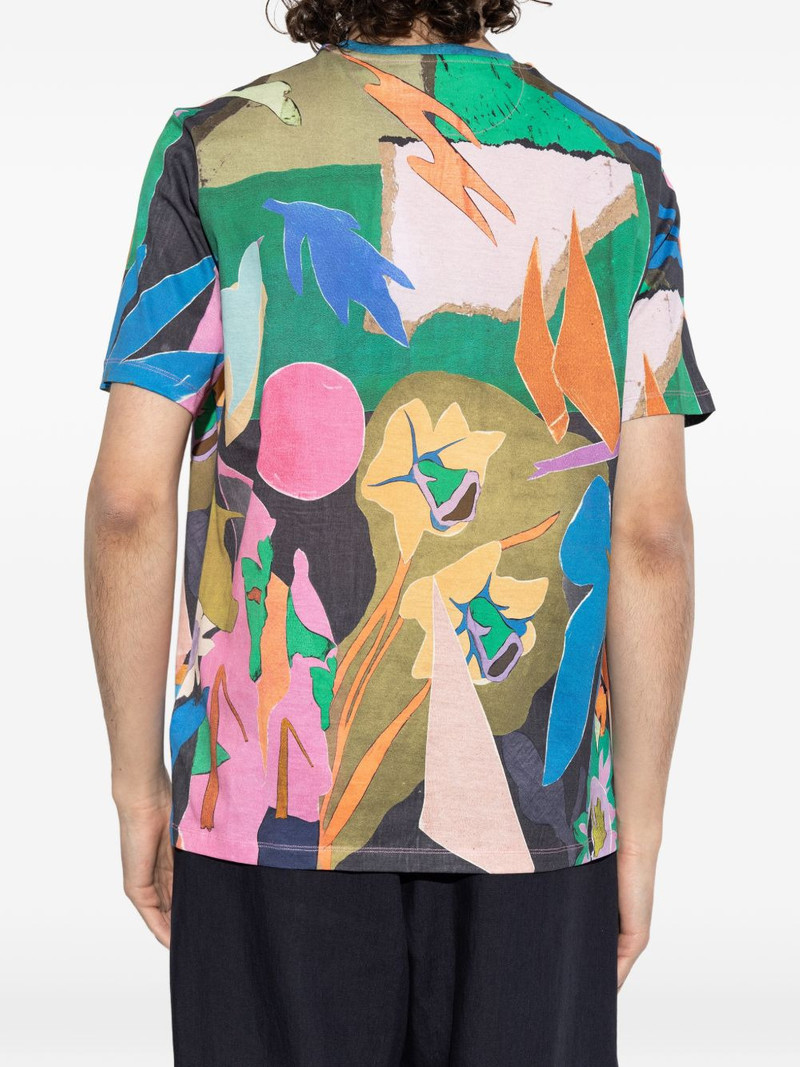 abstract floral-print T-shirt 4