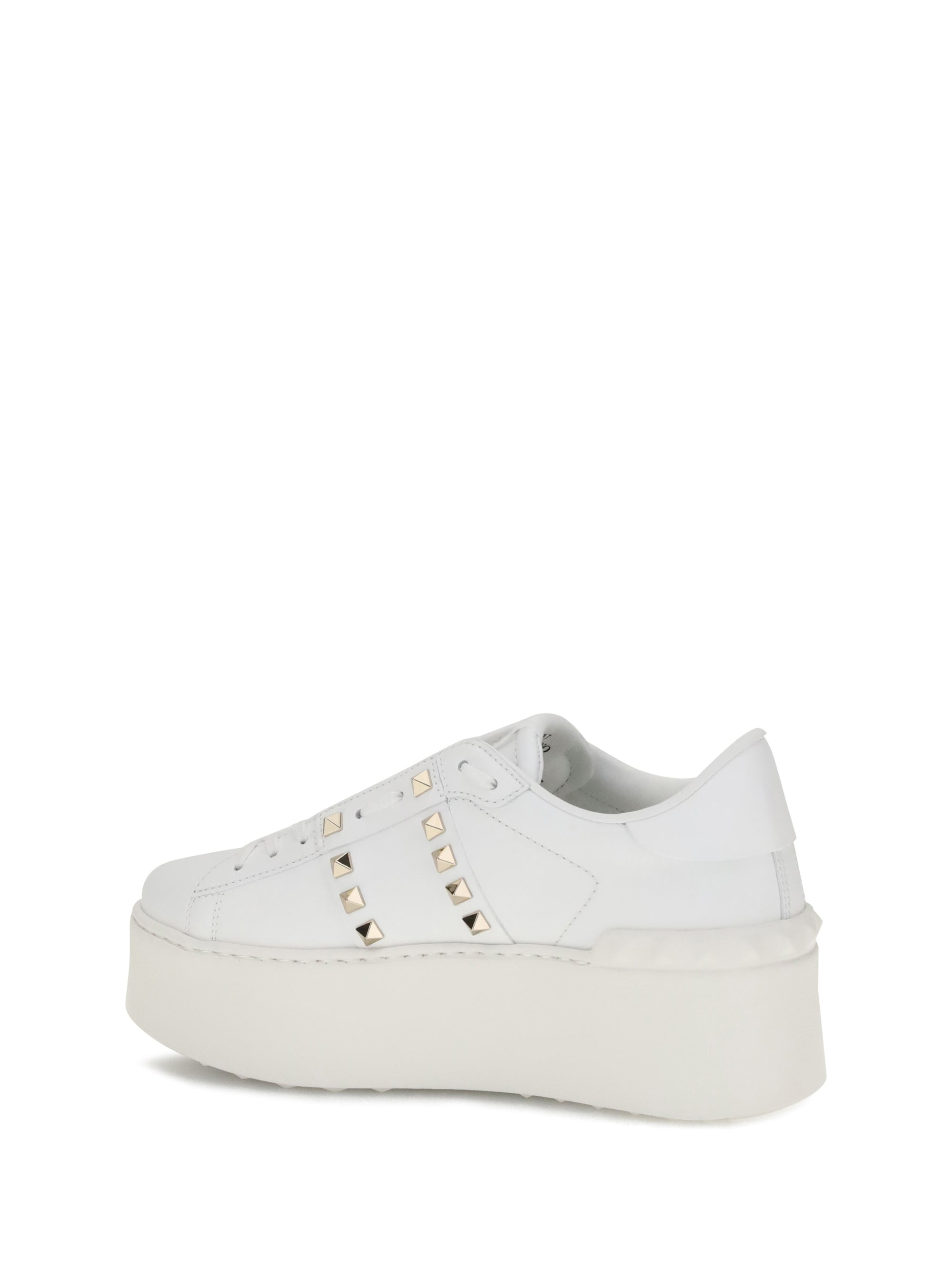 Valentino Garavani Women Rockstud Untitled Flatform Sneakers - 3