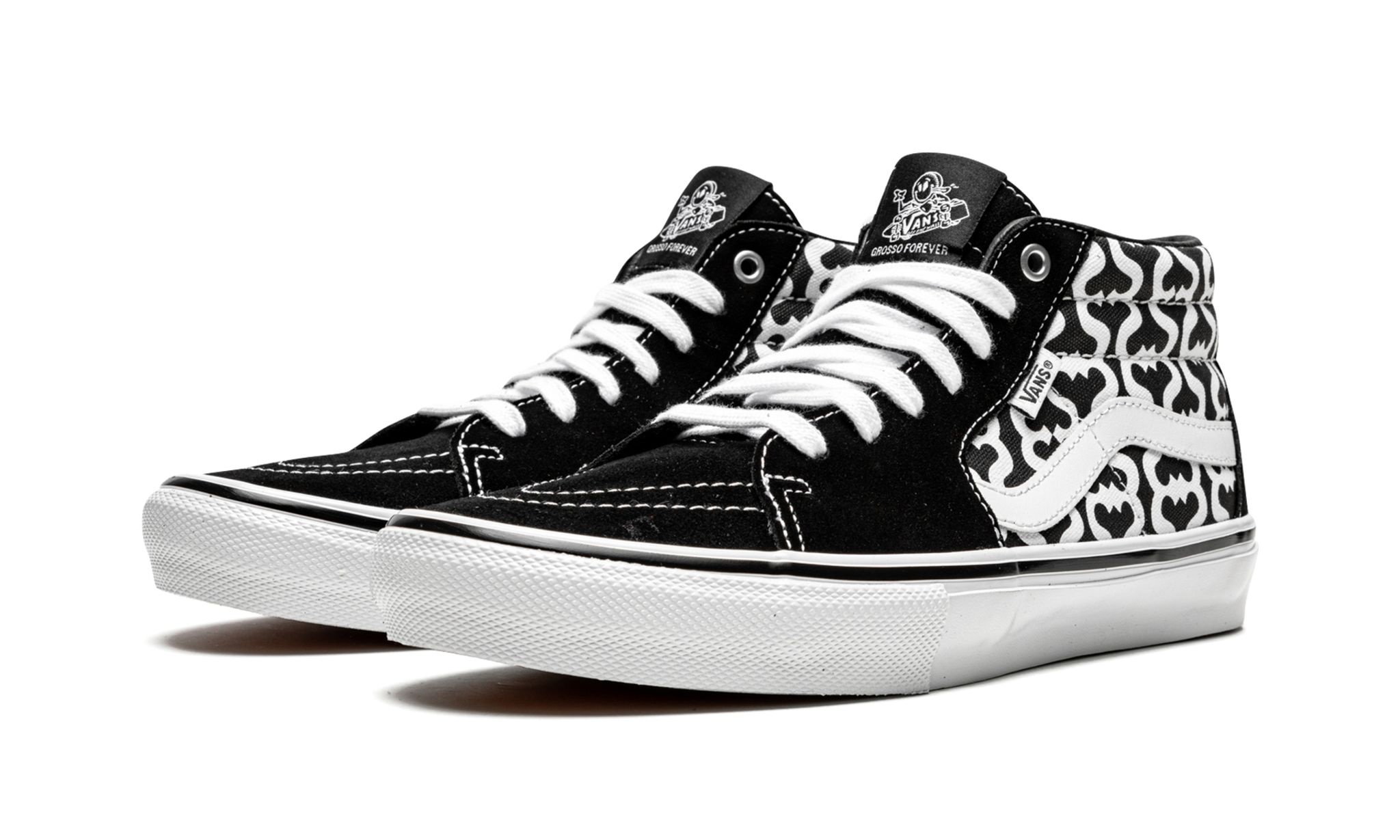 Skate Grosso Mid "Supreme - Monogram S - Black" - 2