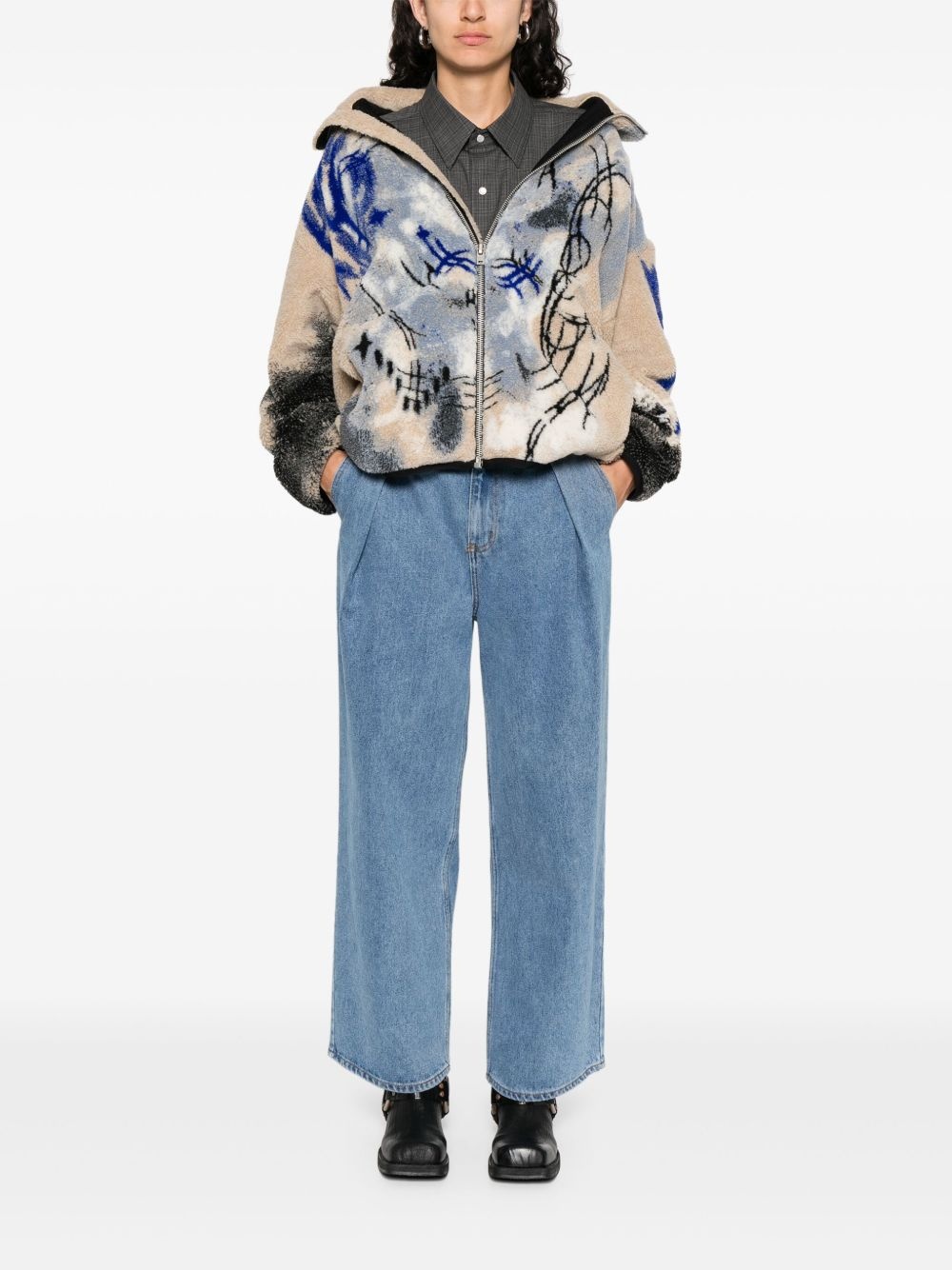 logo-patch jeans - 5