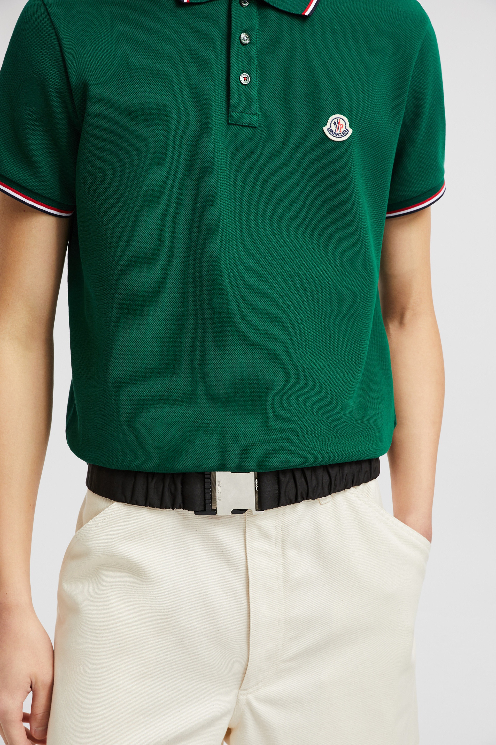 Tricolor-Trimmed Cotton Piquet Polo Shirt - 7