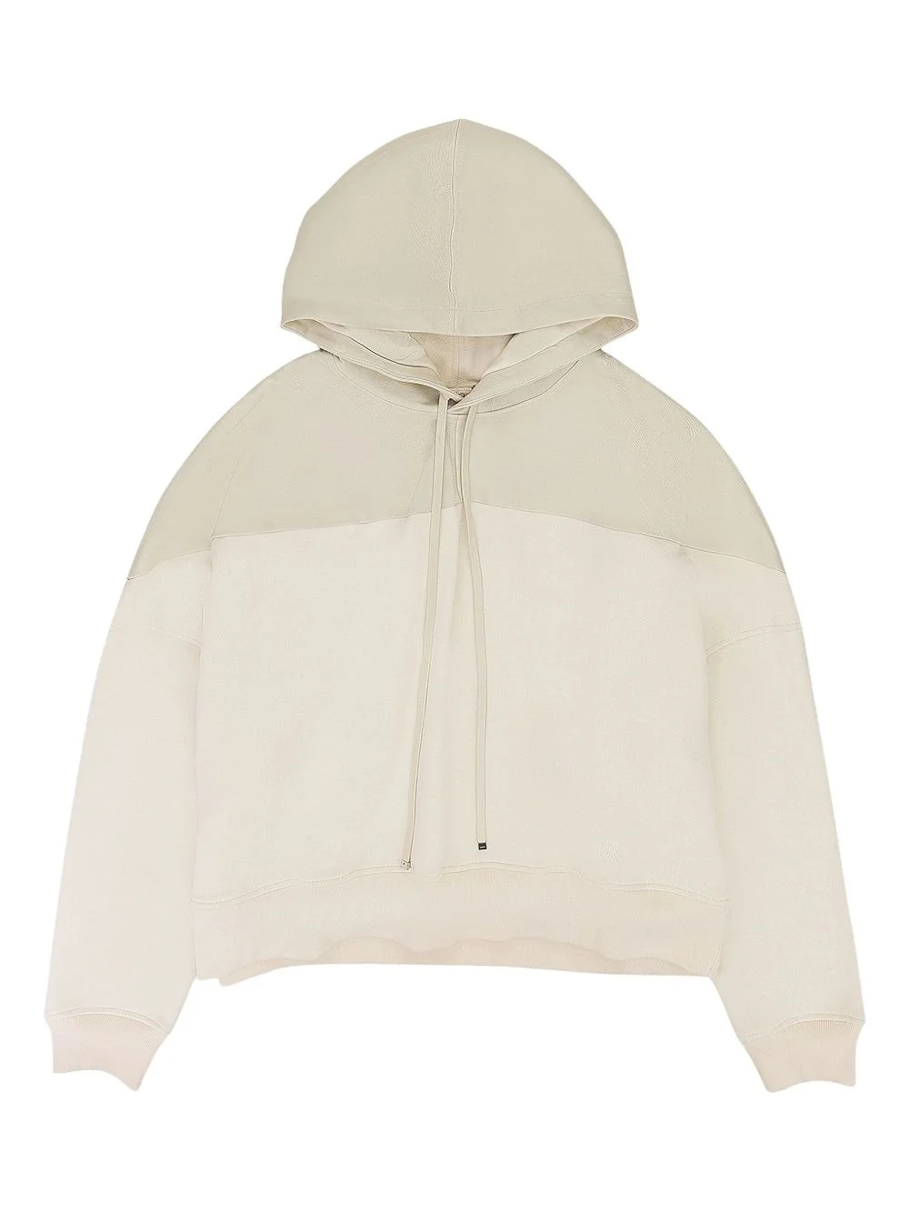 Hybrid panelled hoodie - 1