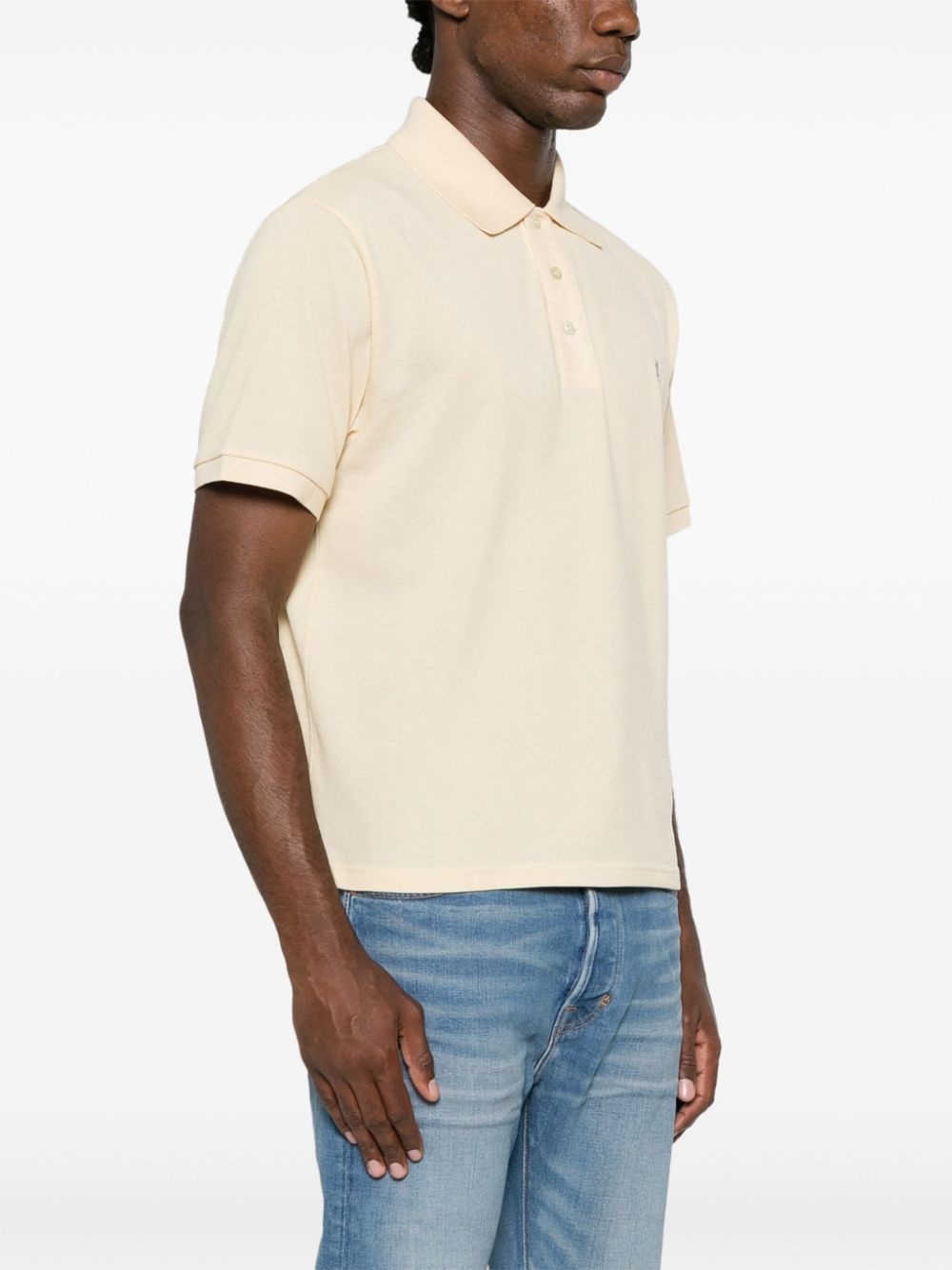 Cassandre-embroidered polo shirt - 3