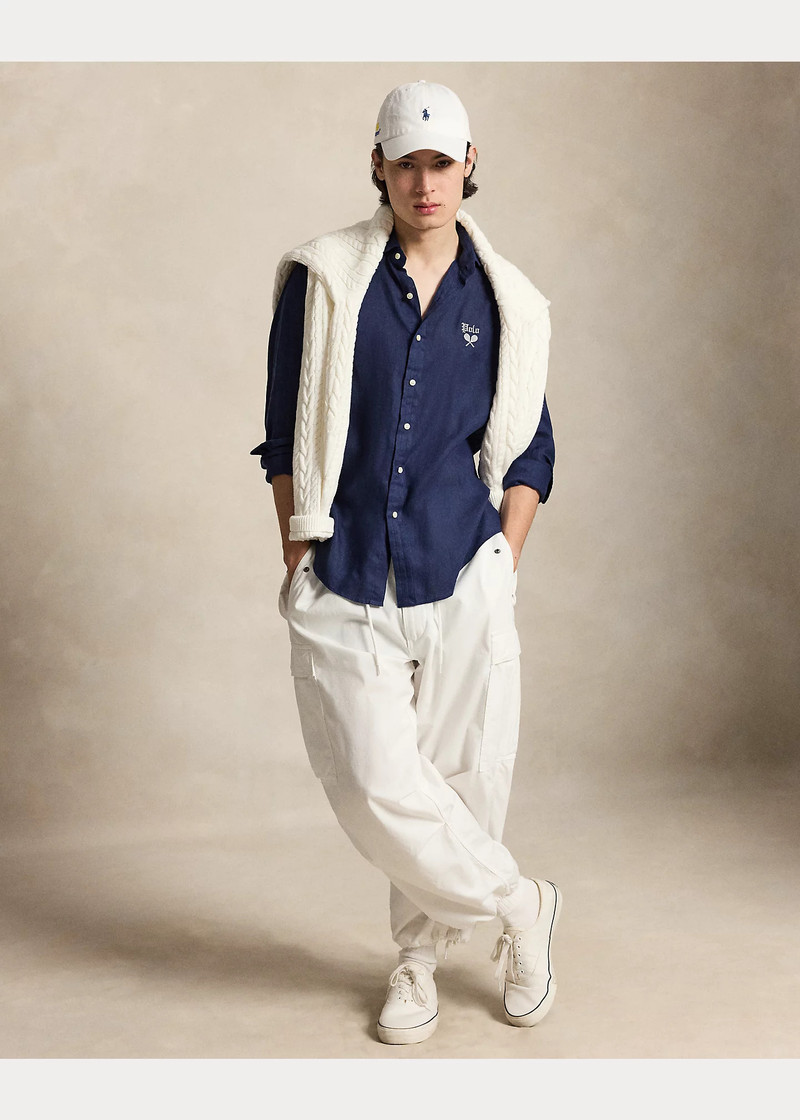 US Open Classic Fit Linen Shirt 3