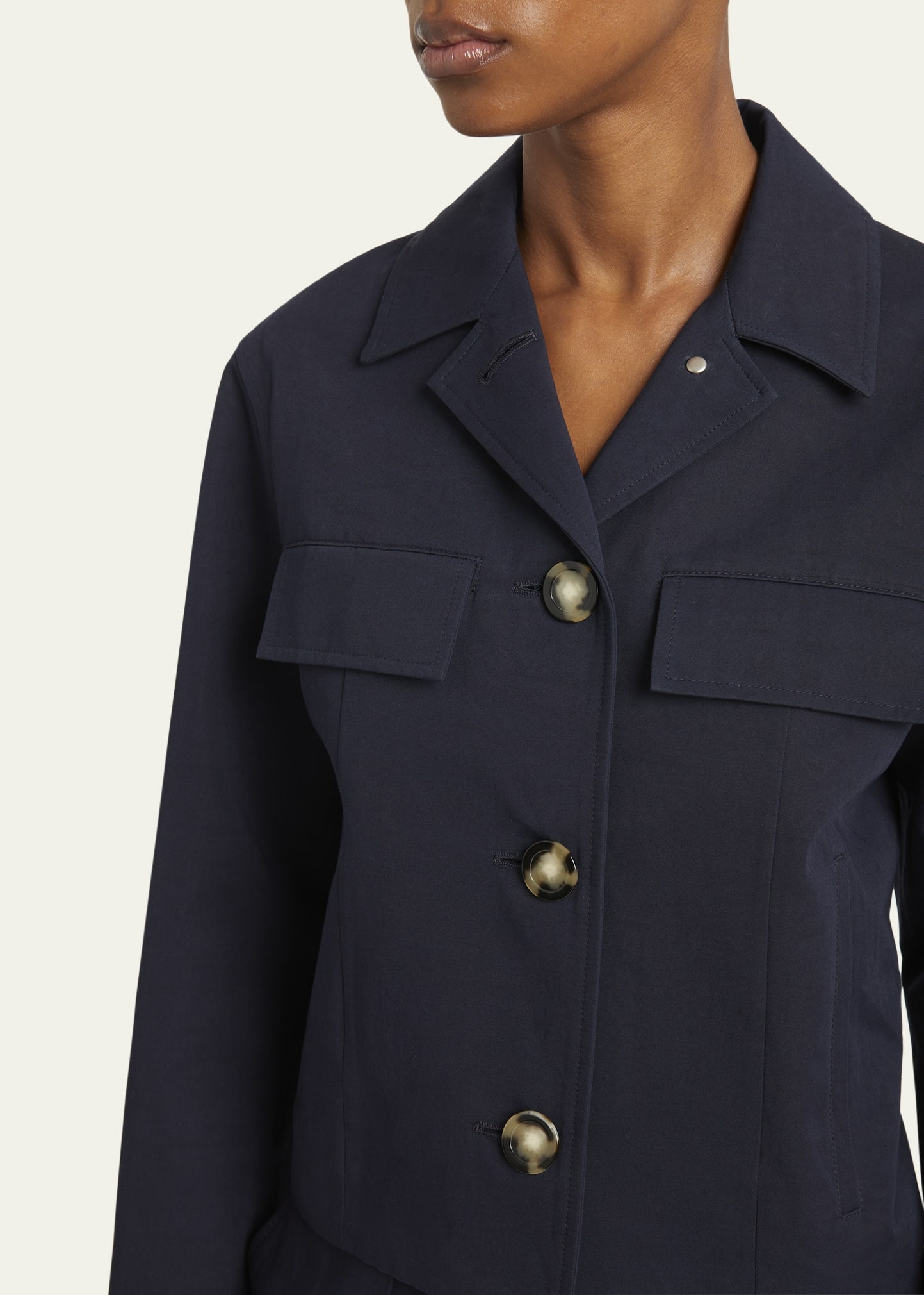 Thelma Cotton Linen Suiting Jacket - 5
