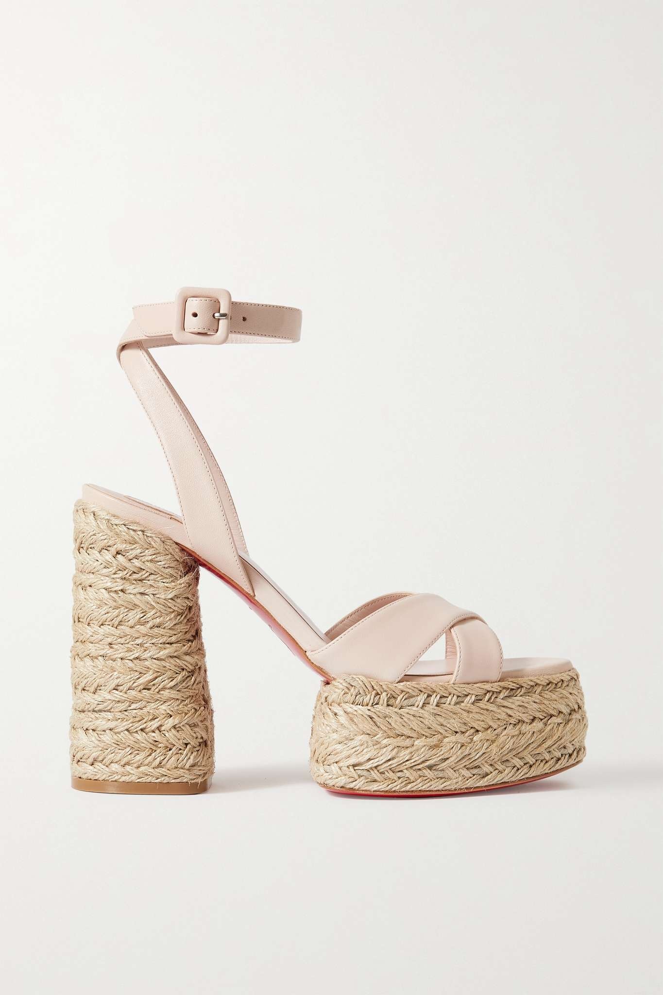 Super Mariza 130 leather espadrille platform sandals - 1