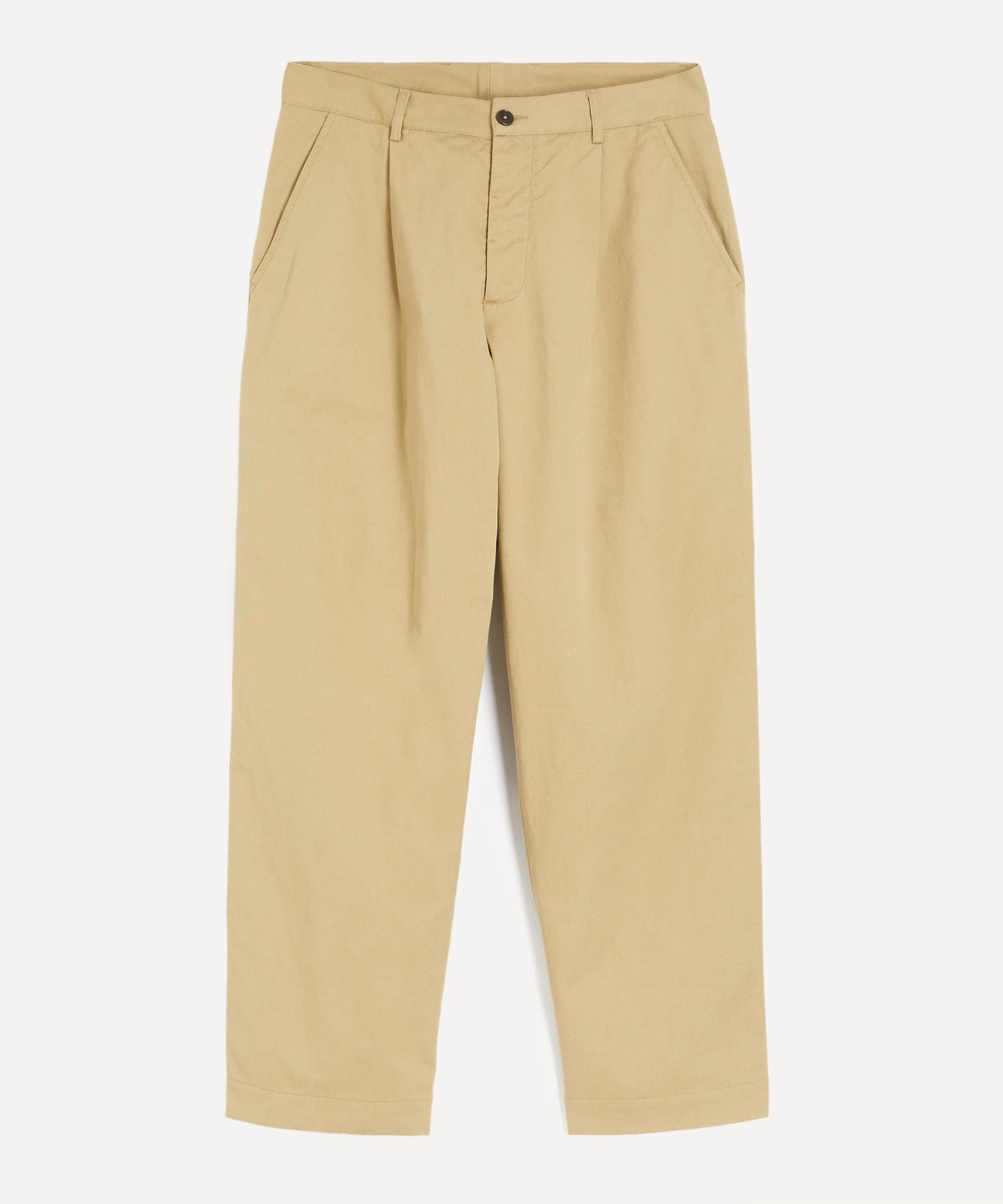 Duke Twill Wide-Leg Trousers - 1