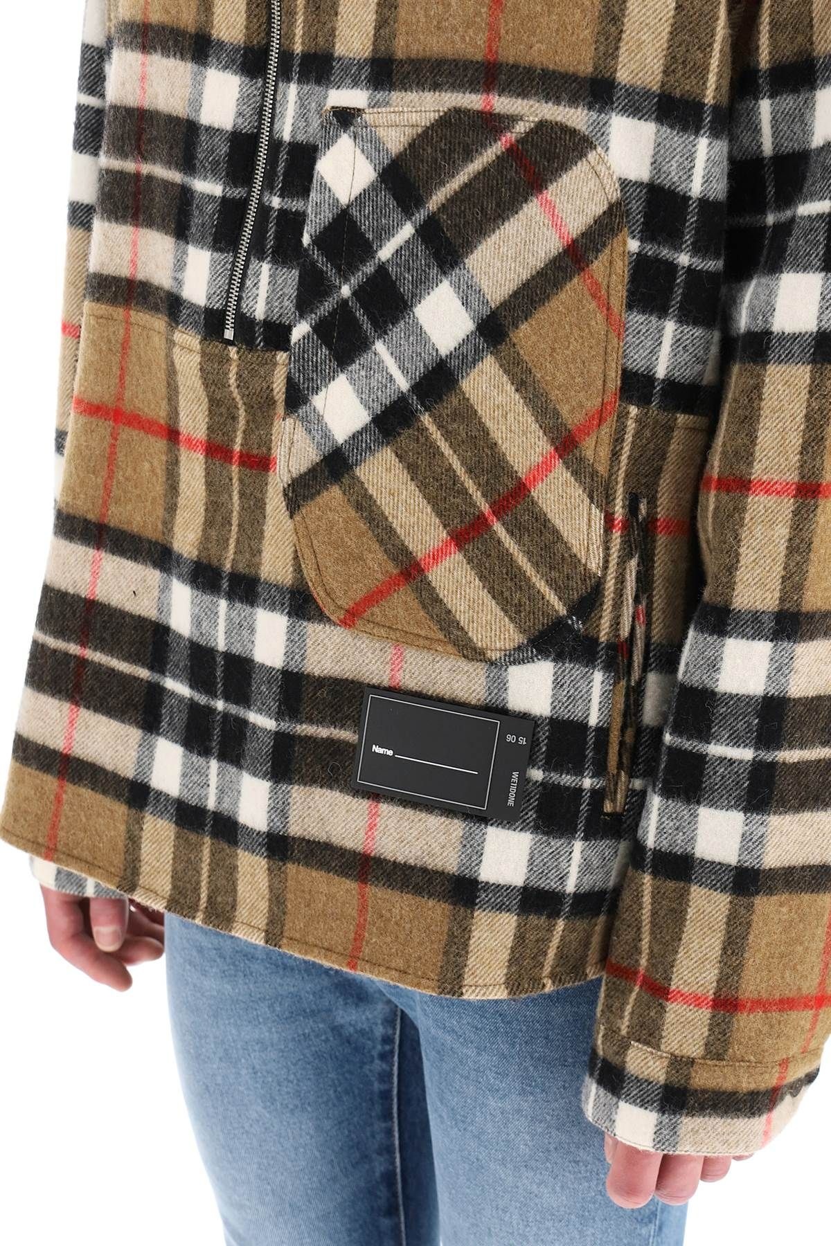 TARTAN WOOL ANORAK - 5