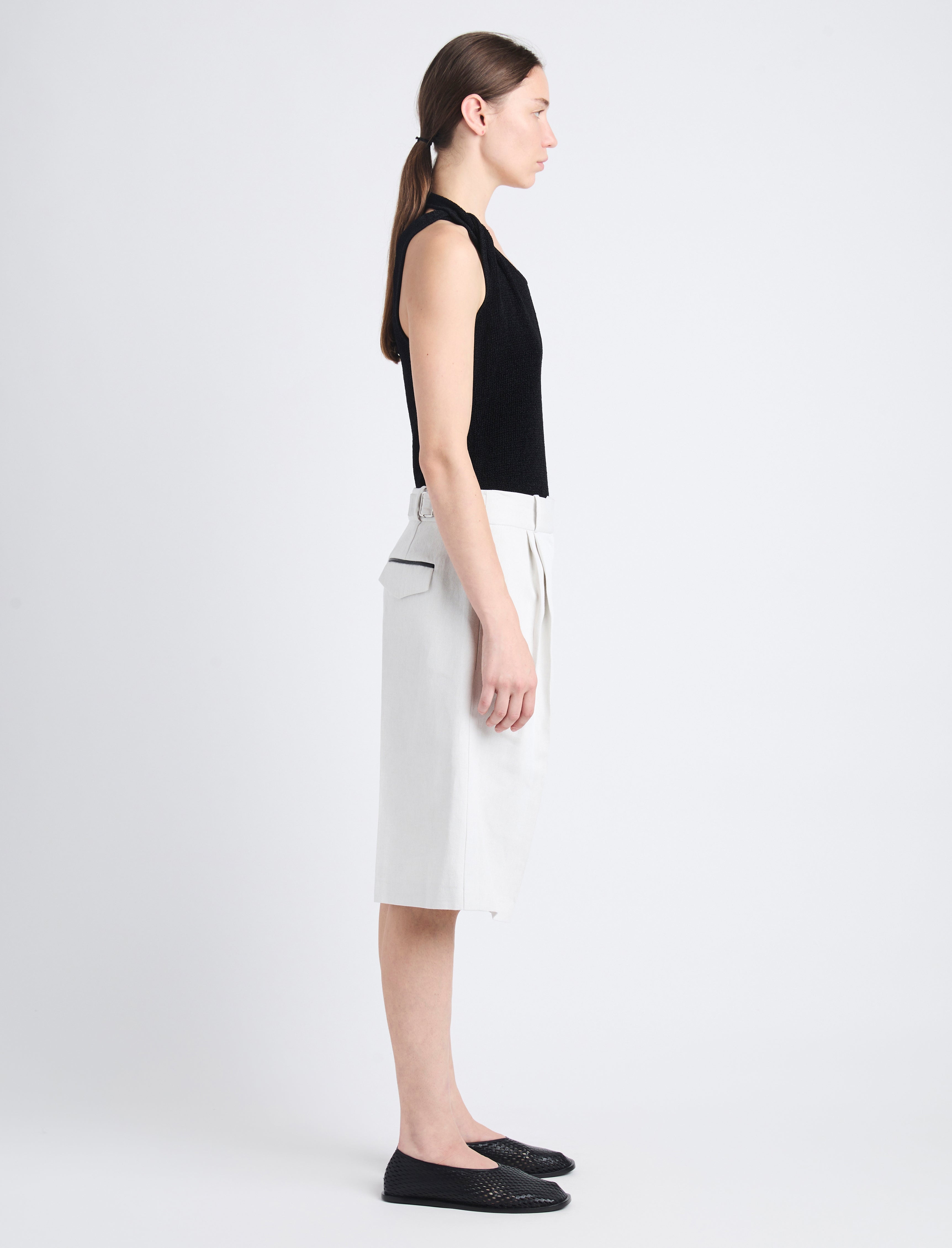 Jenny Short in Cotton Linen - 3