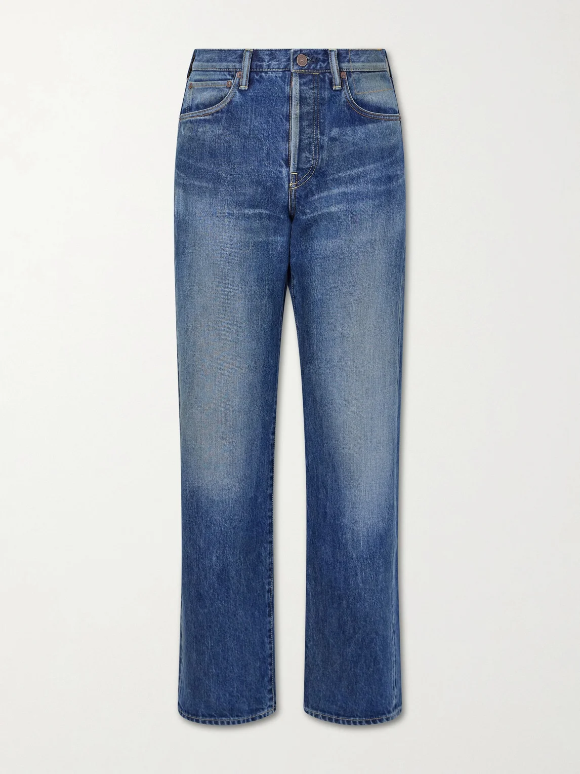 Social Sculpture 01 Straight-Leg Distressed Jeans - 1