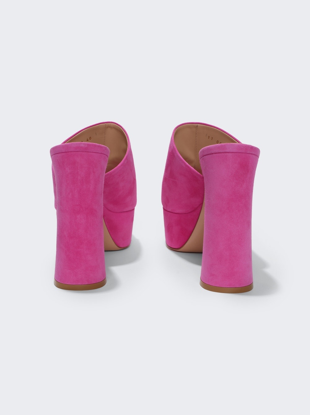 Camoscio Platform Mules Pink Bloom - 3
