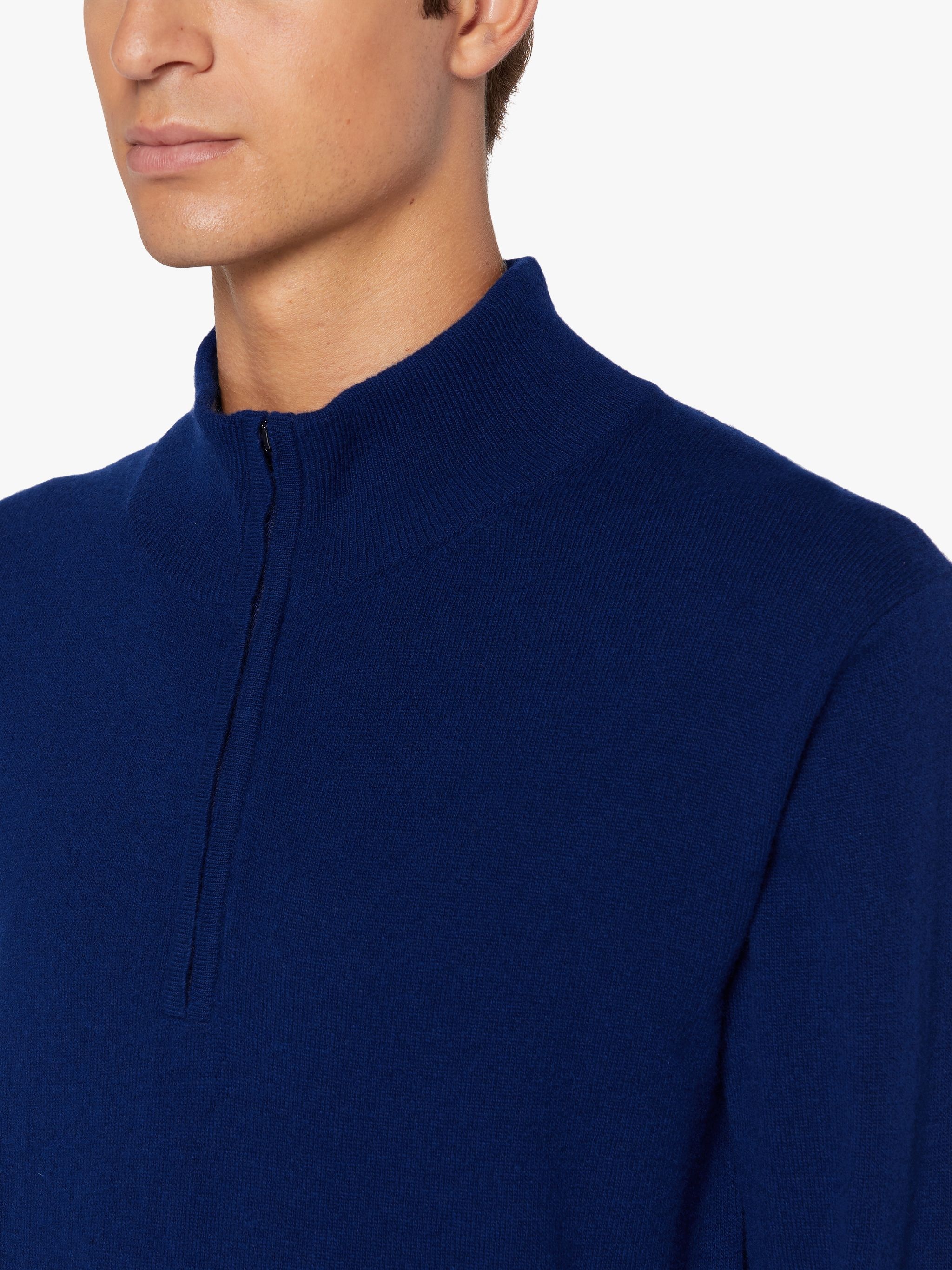IN AND OUT NAVY WOOL SWEATER | GKM-203 - 5