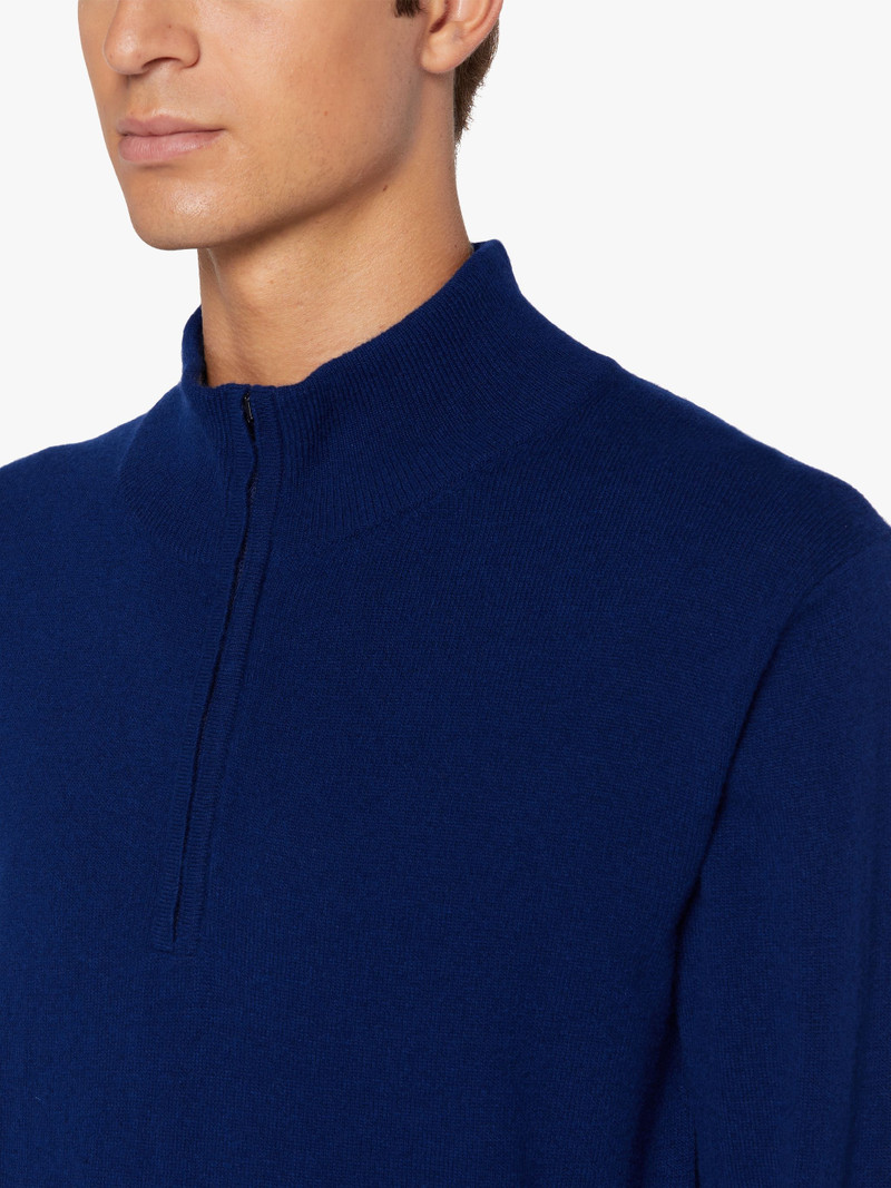 IN AND OUT NAVY WOOL SWEATER | GKM-203 5