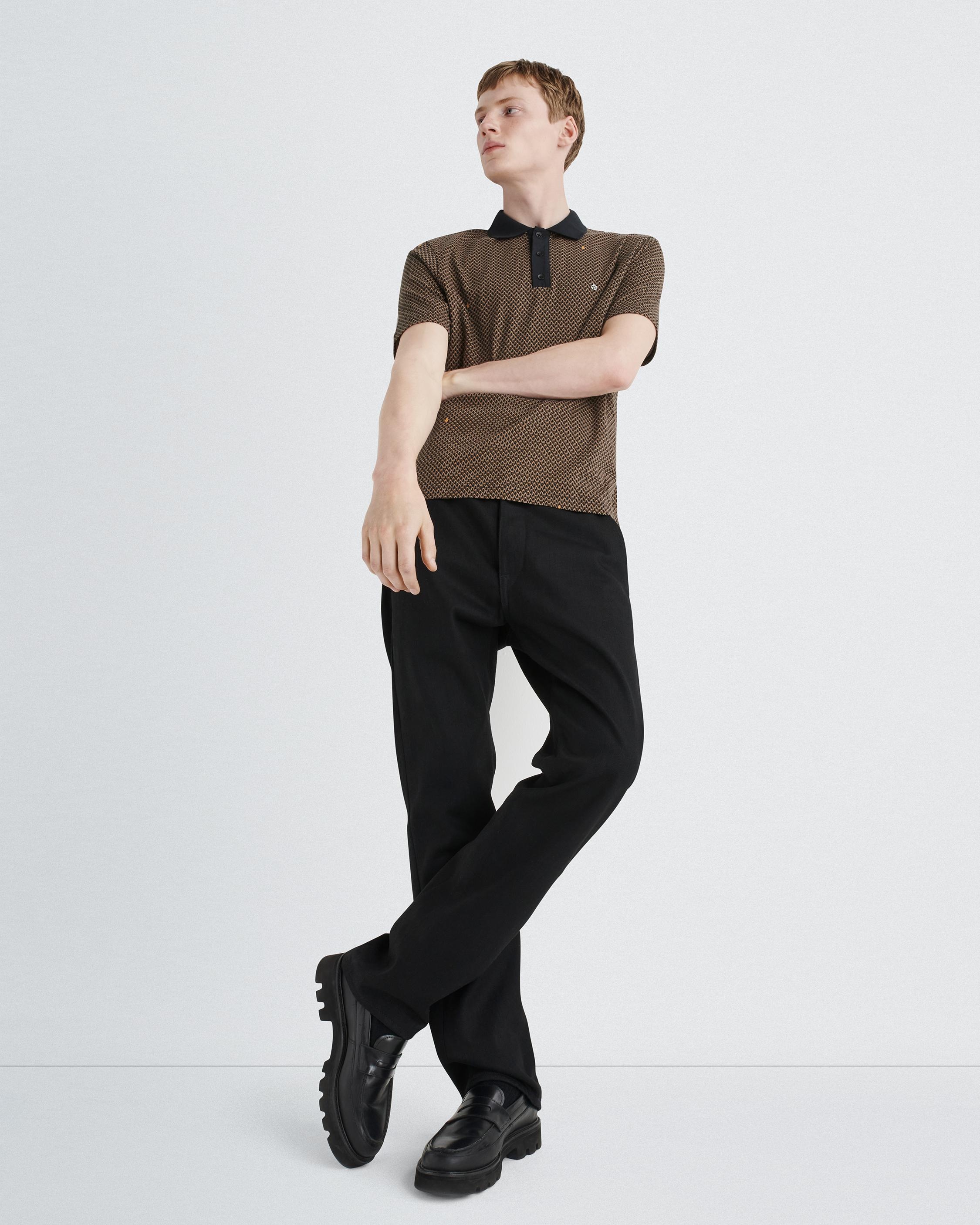 Geo Cotton Interlock Polo
Classic Fit Short Sleeve - 6