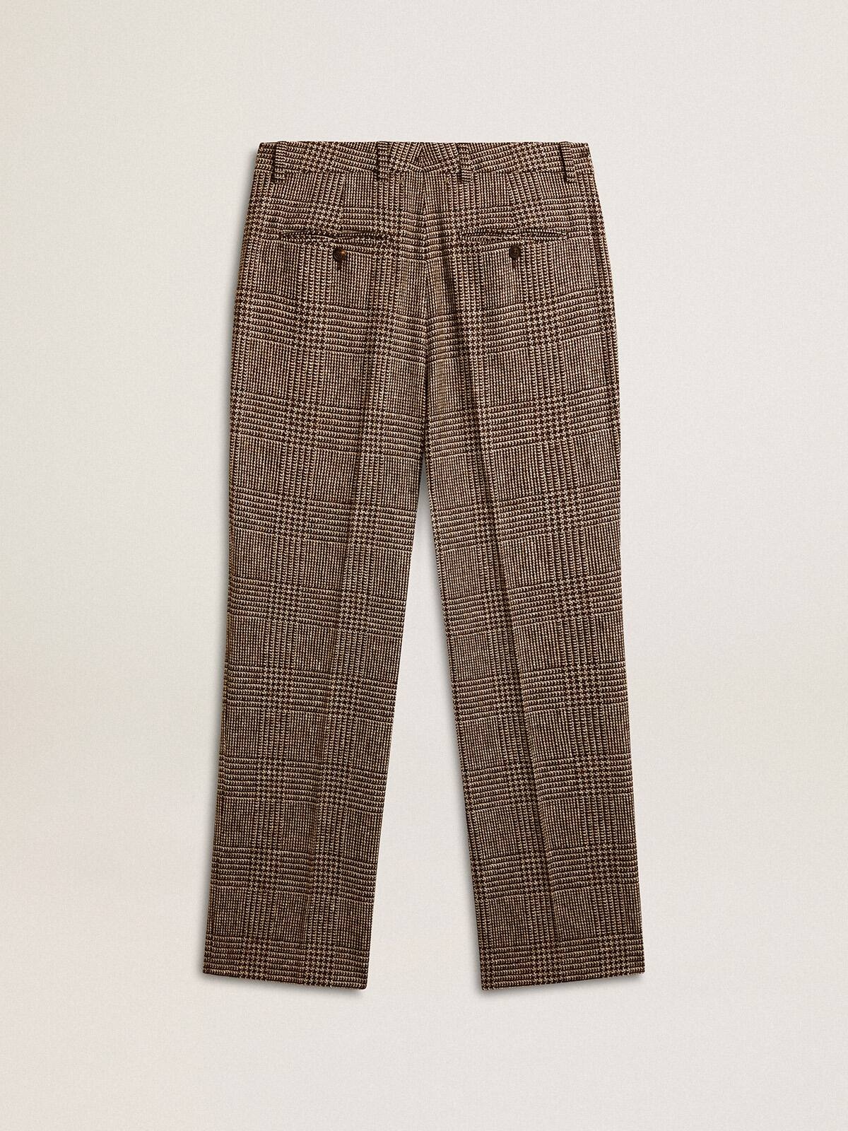 Men's soft houndstooth pants - 2