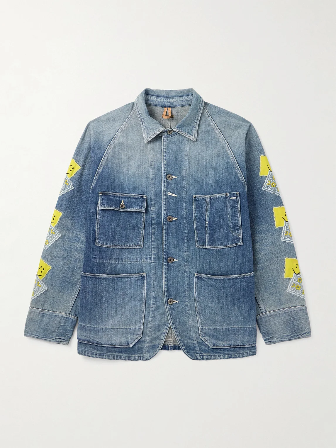 Cactus Appliquéd Denim Jacket - 1