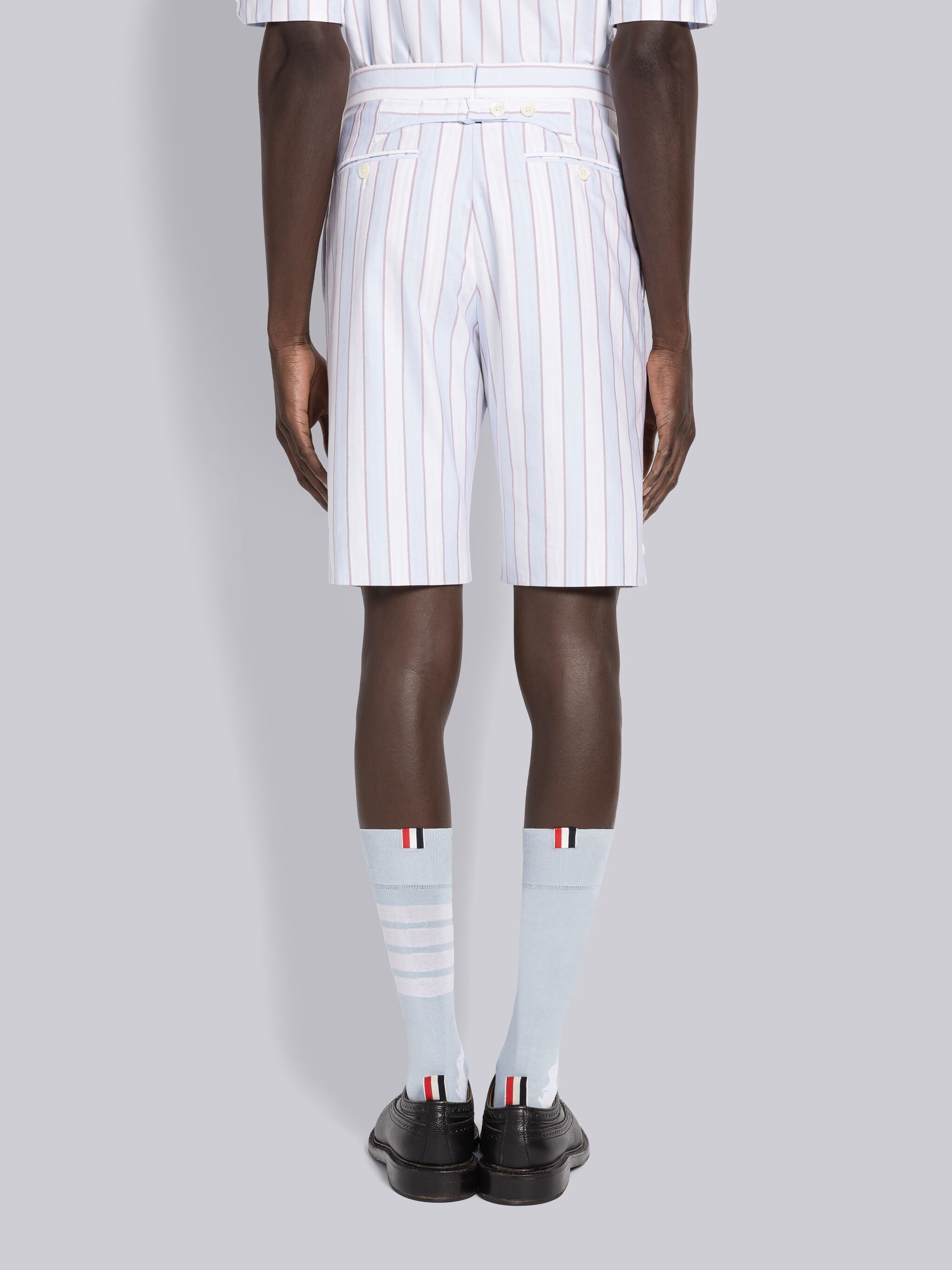 Awning Stripe Oxford Classic Backstrap Short - 3
