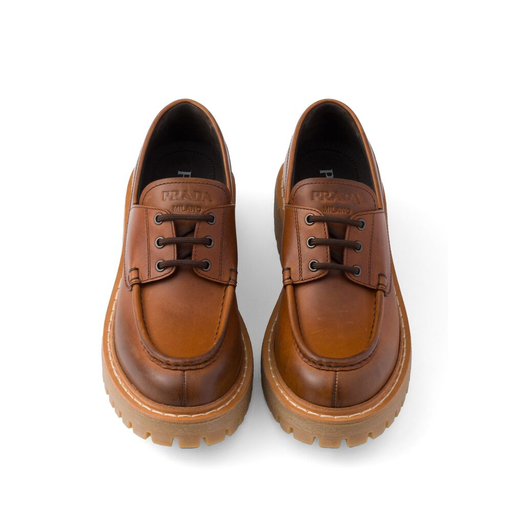 Prada Brown Loafers Women - 3