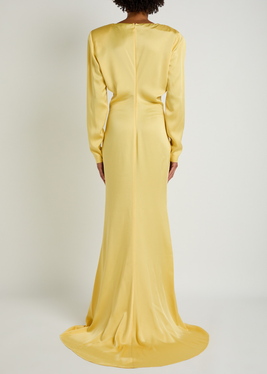 Stella Mccartney Draped Satin Gown - 3