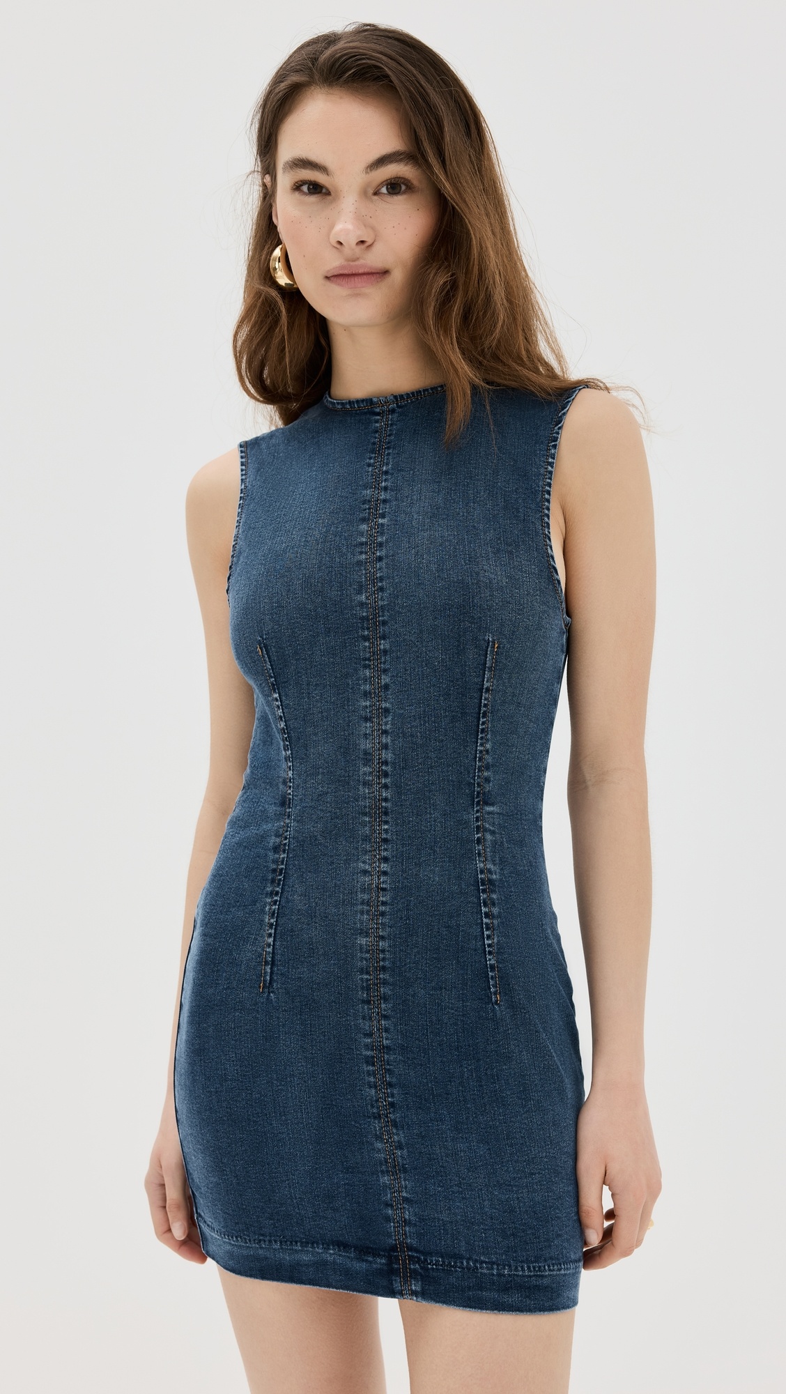 Kendi Denim Mini Dress - 6