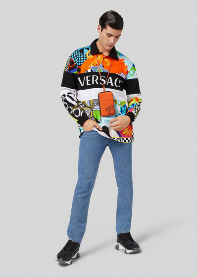 VERSACE Medusa Chain Embroidered Jeans outlook