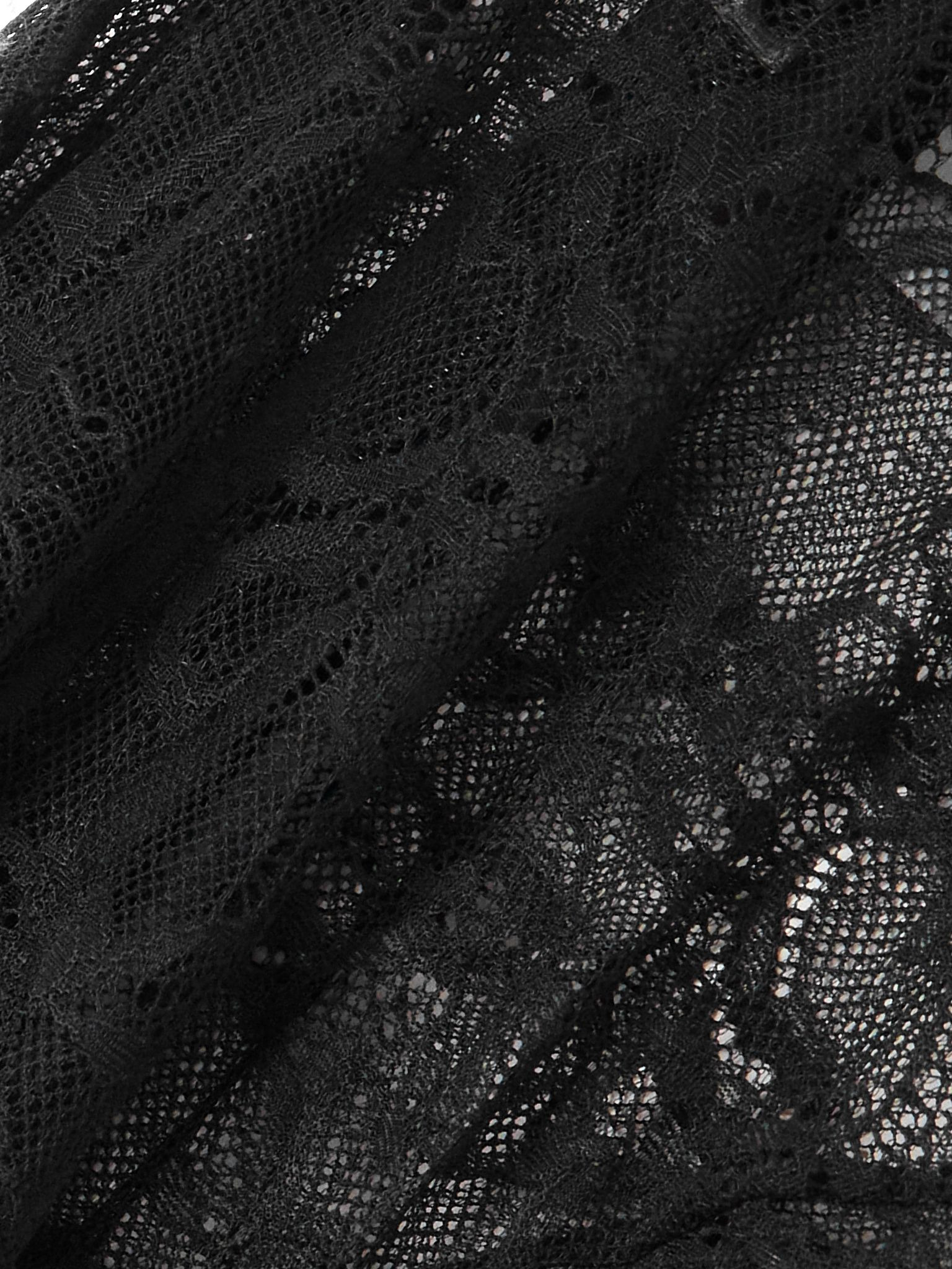 Lace blouse Black - 5