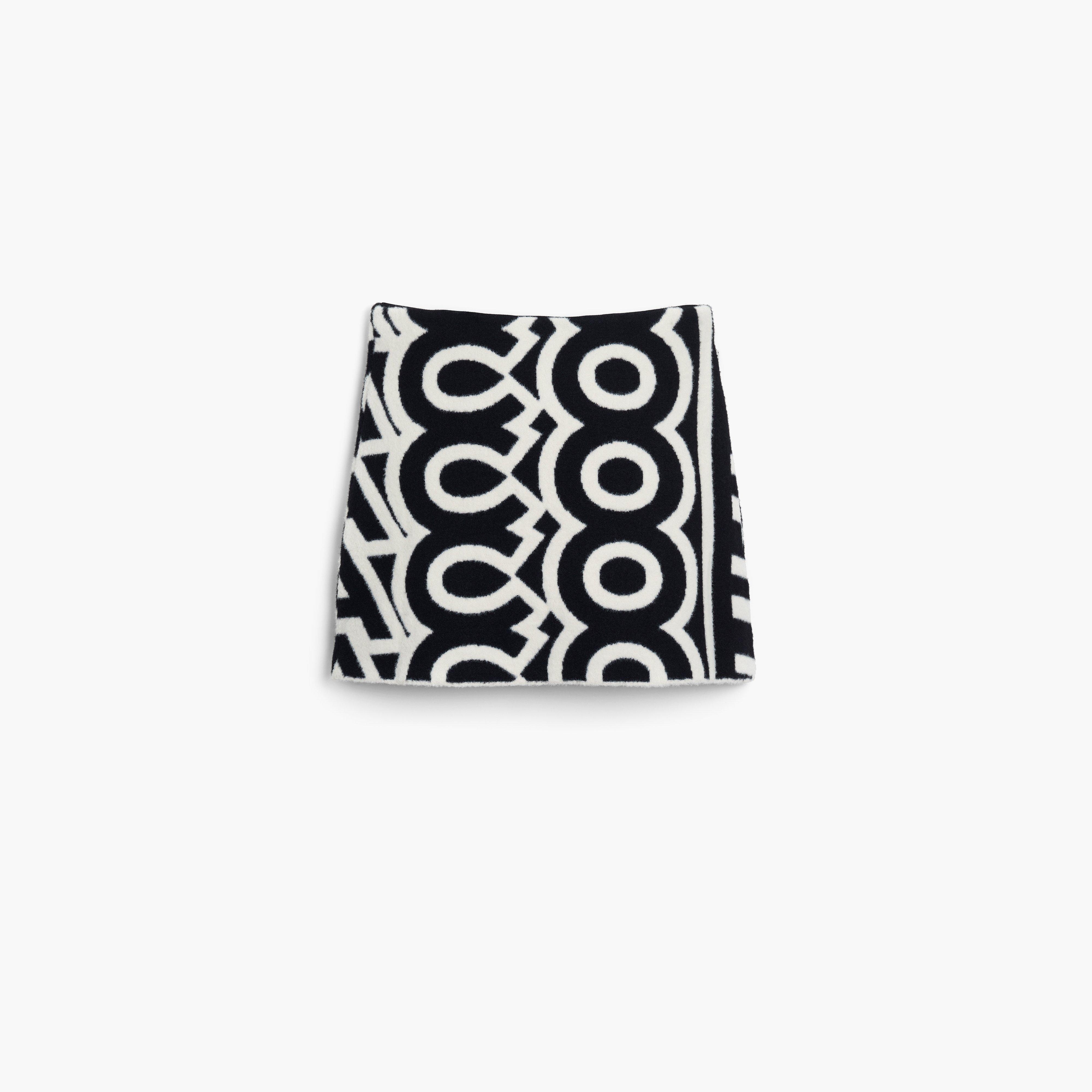 THE FLOCK MONOGRAM MINI SKIRT - 5