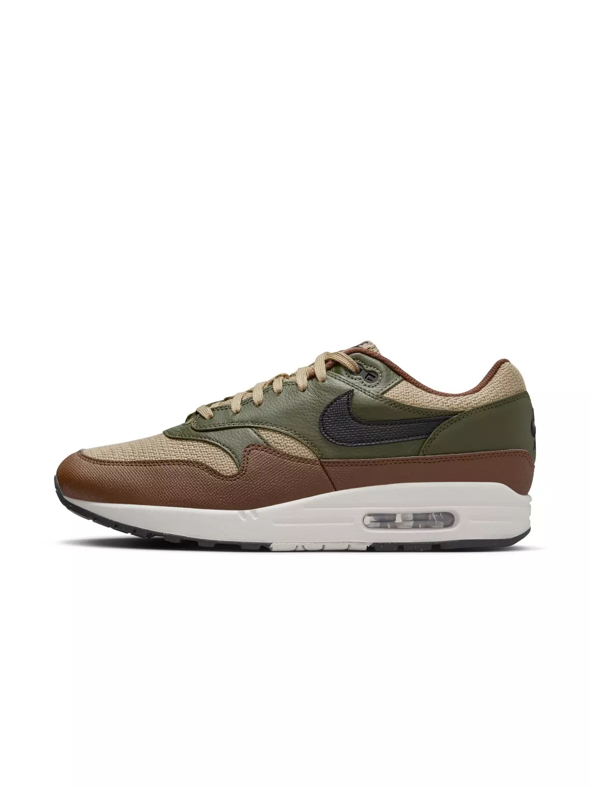 Air Max 1 Essential Premium "Neutral Olive/Black/Cargo Khaki" Men's Shoe - 3