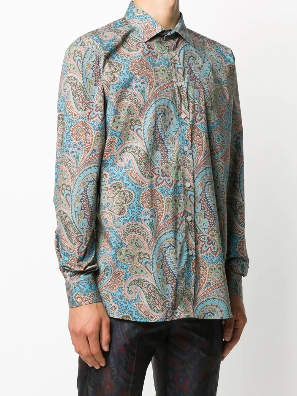 paisley-print regular-fit shirt - 3