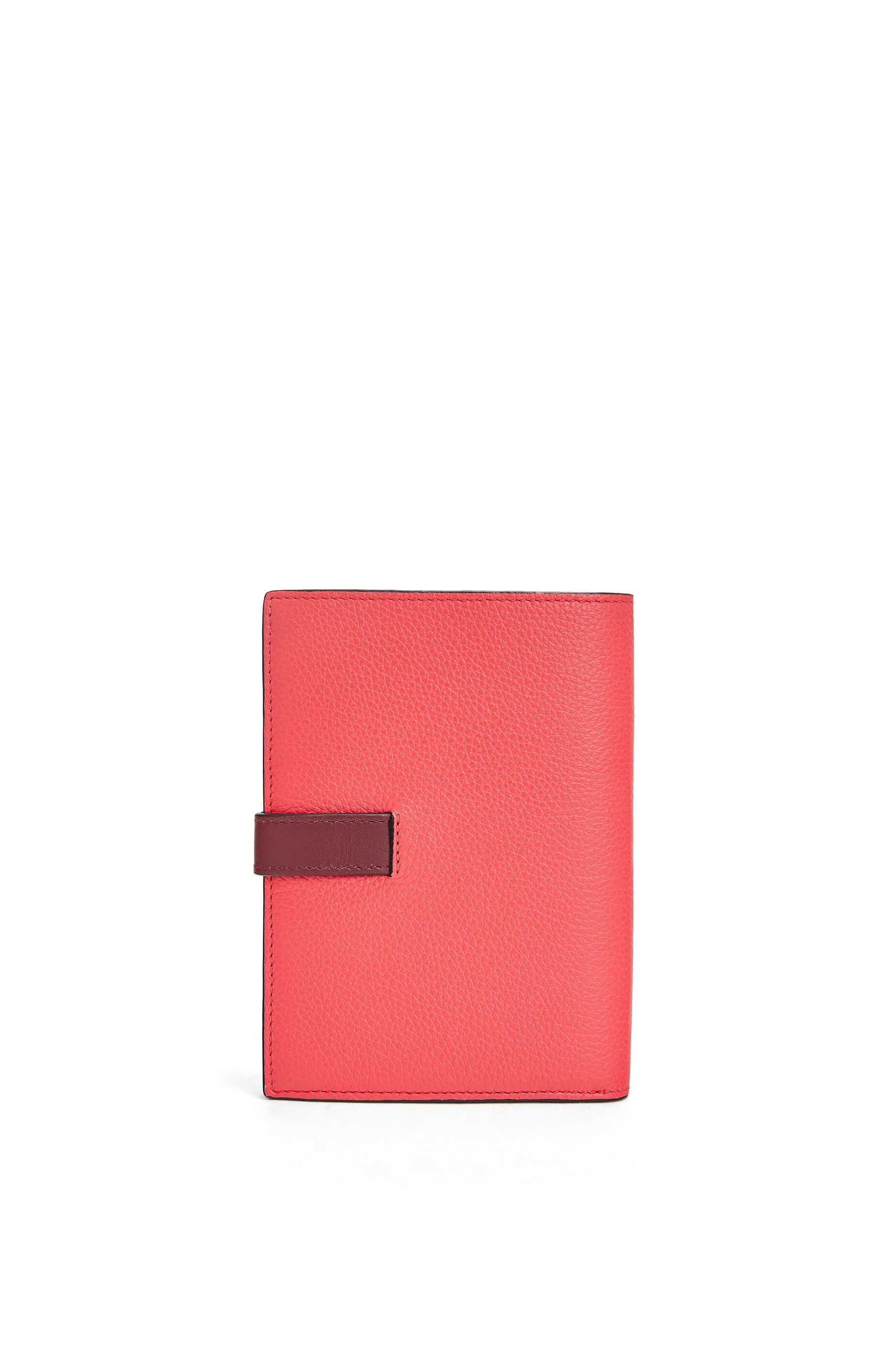 Medium Vertical Wallet in soft grained calfskin - 3