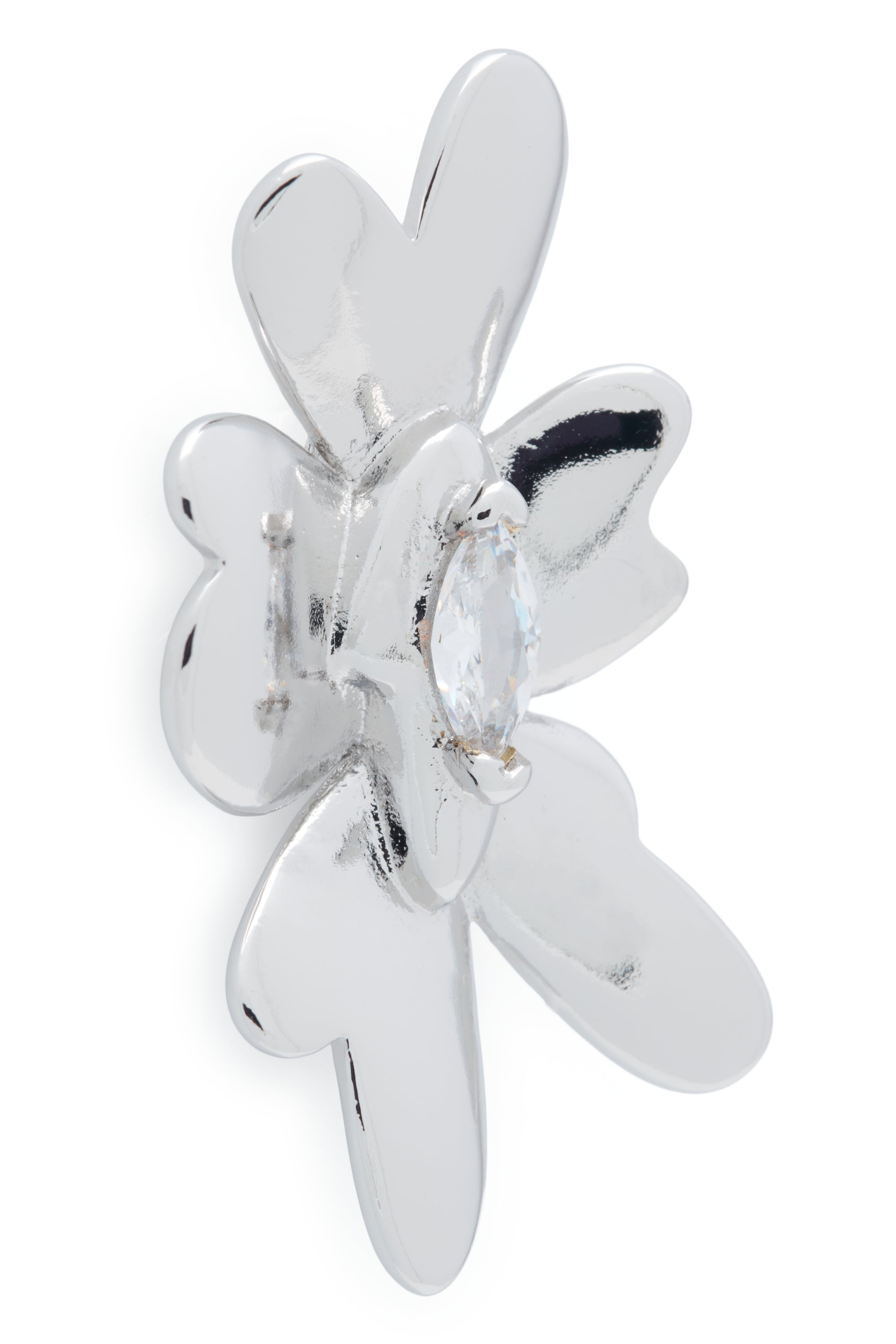 CRYSTAL CLEAR DAISY MAXI EARRING - 2