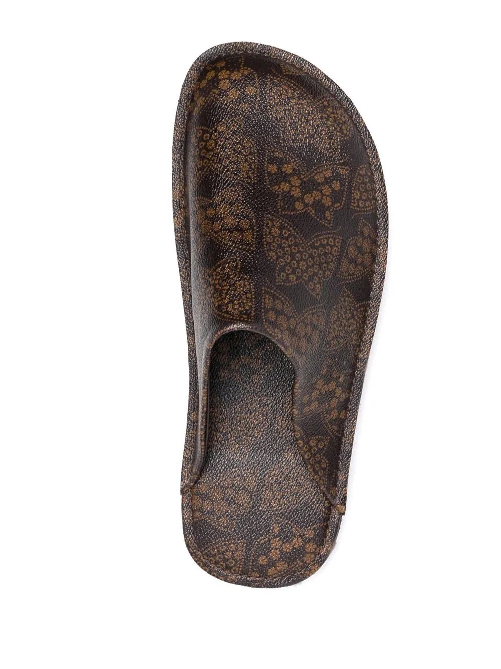 butterfly-print slippers - 4