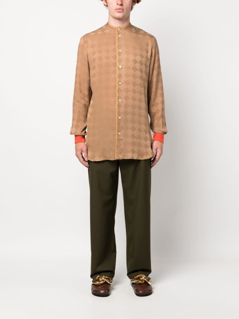 Pierre-Louis Mascia monogram silk shirt outlook
