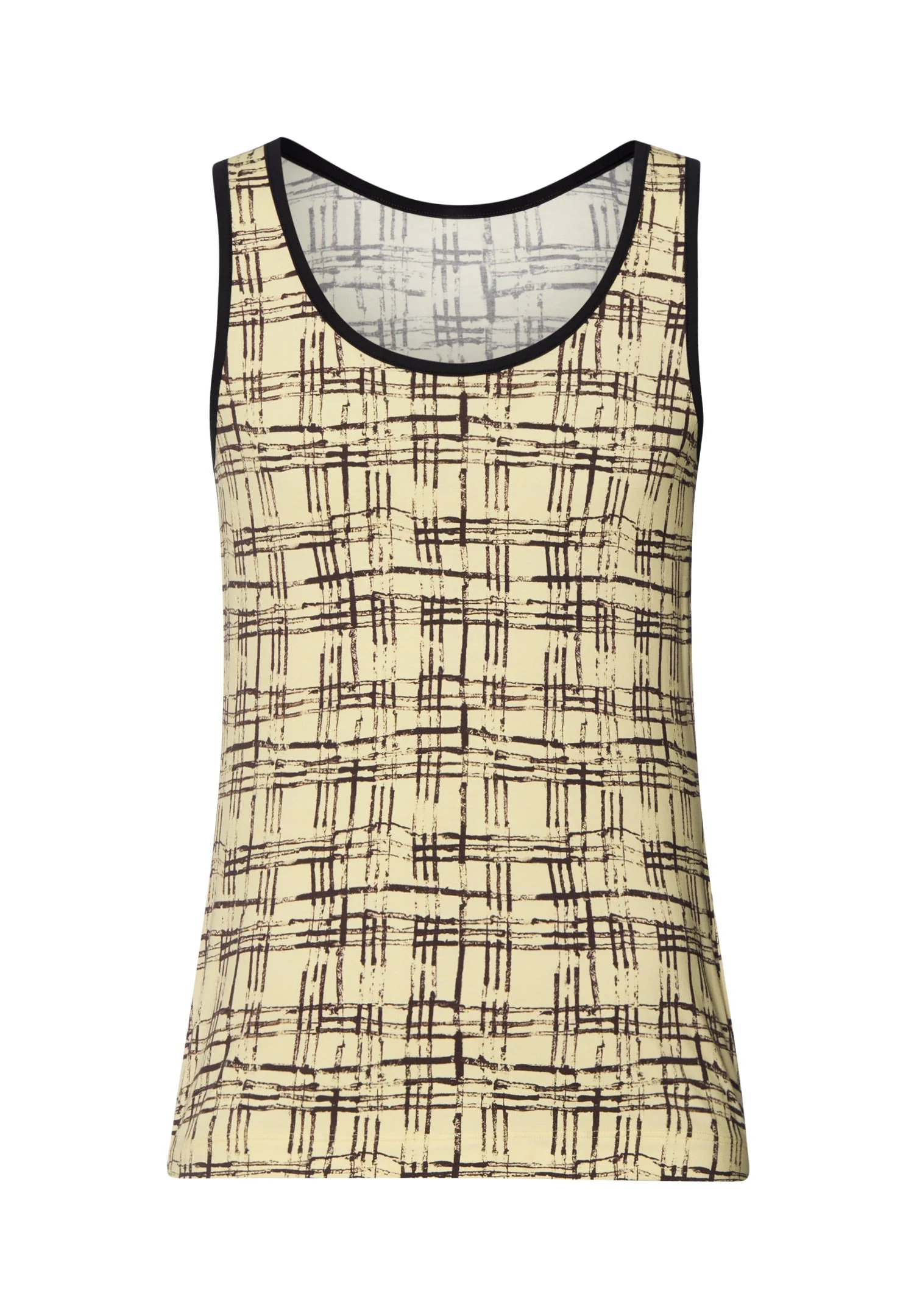 Arthur Arbesser X Hanro Tartan Cotton Tank Top - 1