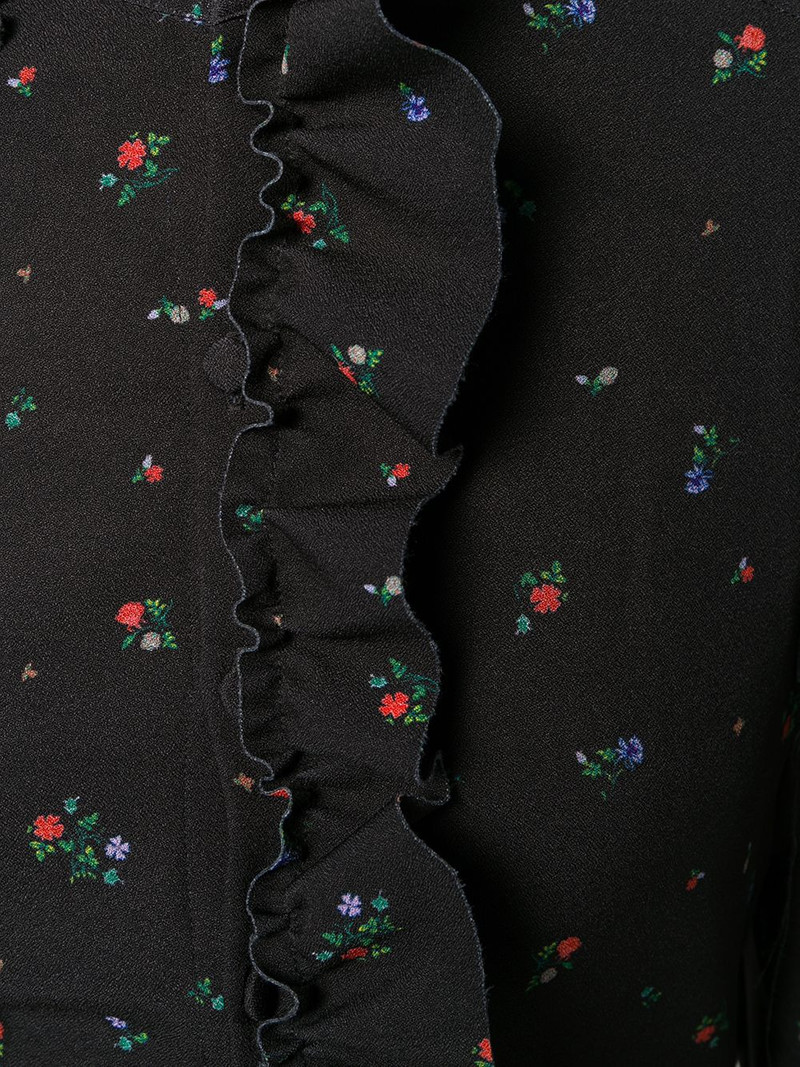 floral print ruffled shirt 5