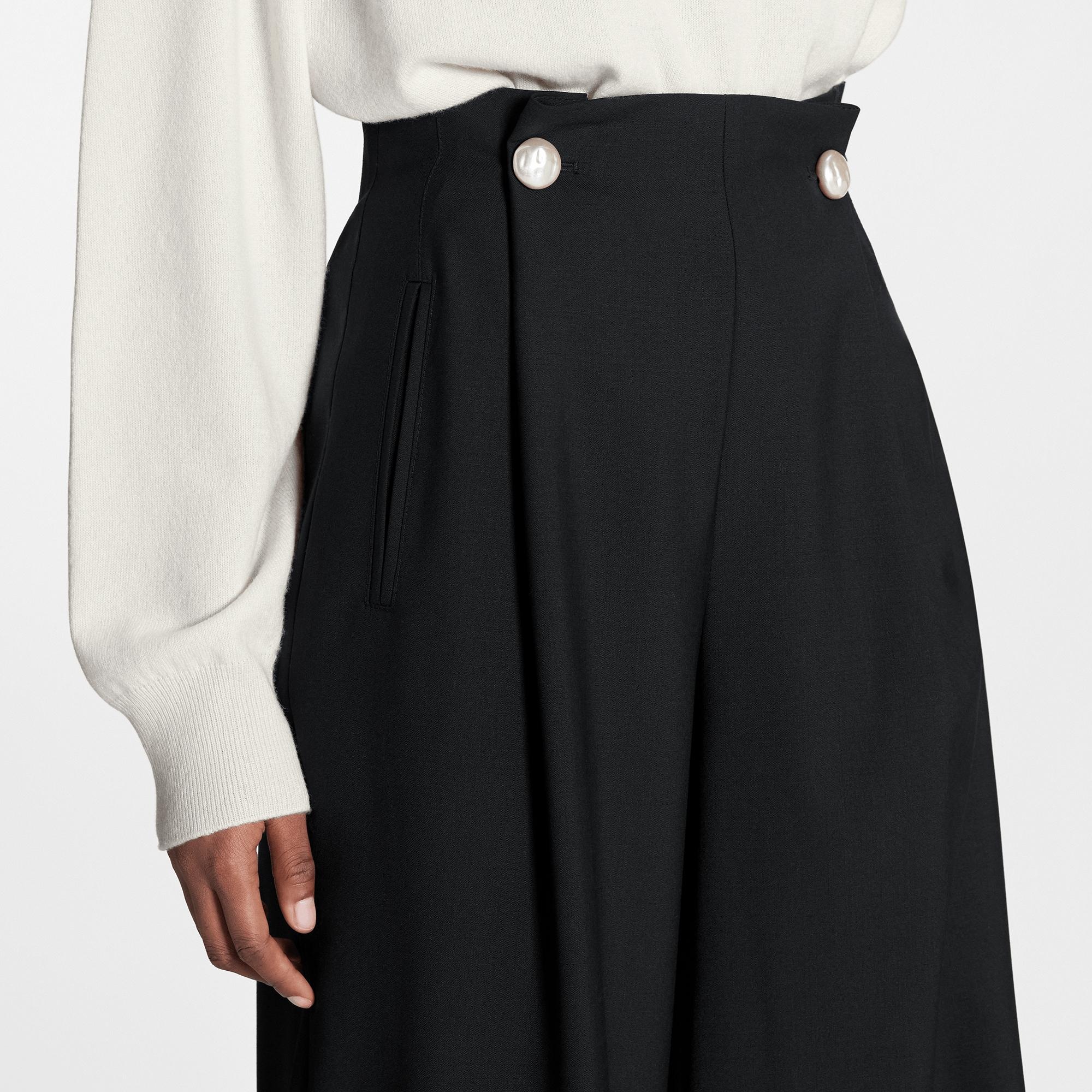 Wool Toile Dart Pants - 4