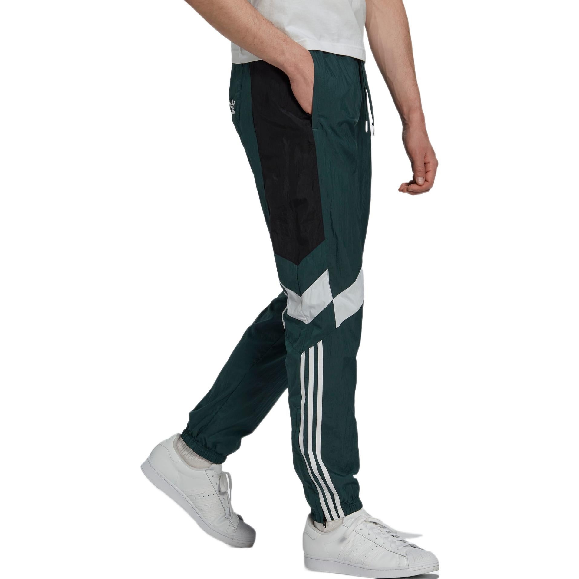 Men's adidas originals Woven Tp Logo Printing Elastic Waistband Drawstring Sports Pants/Trousers/Jog - 4