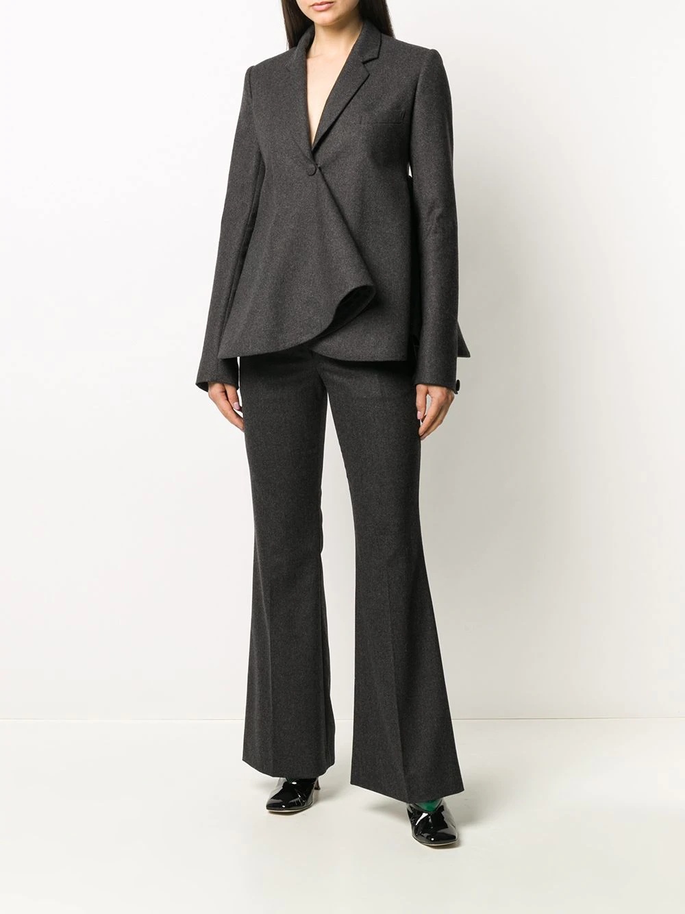 flared tailored trousers - 2