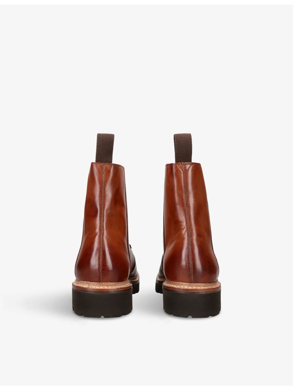 Brady mid-top lace-up leather boots - 4
