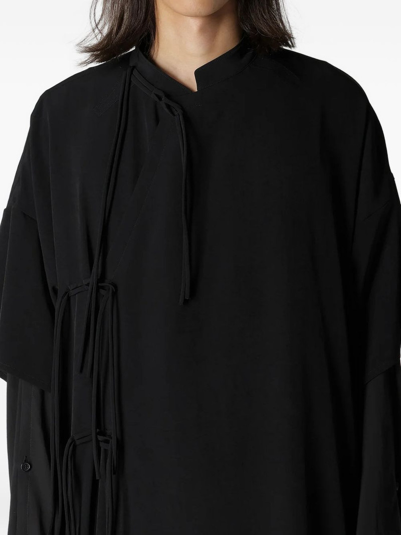 tie-neck shirt 3
