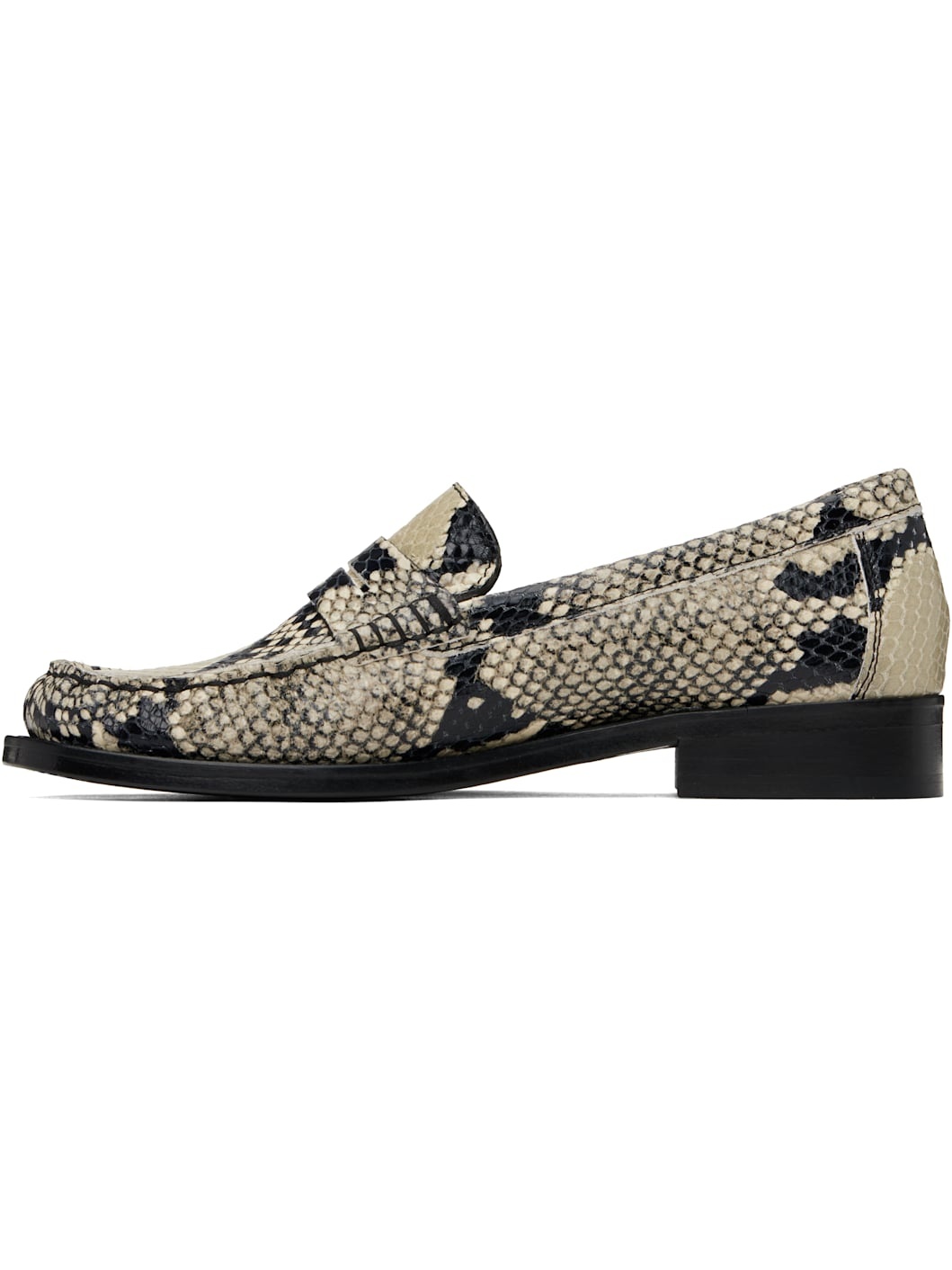 Beige & Black Dylan 20 Loafers - 3