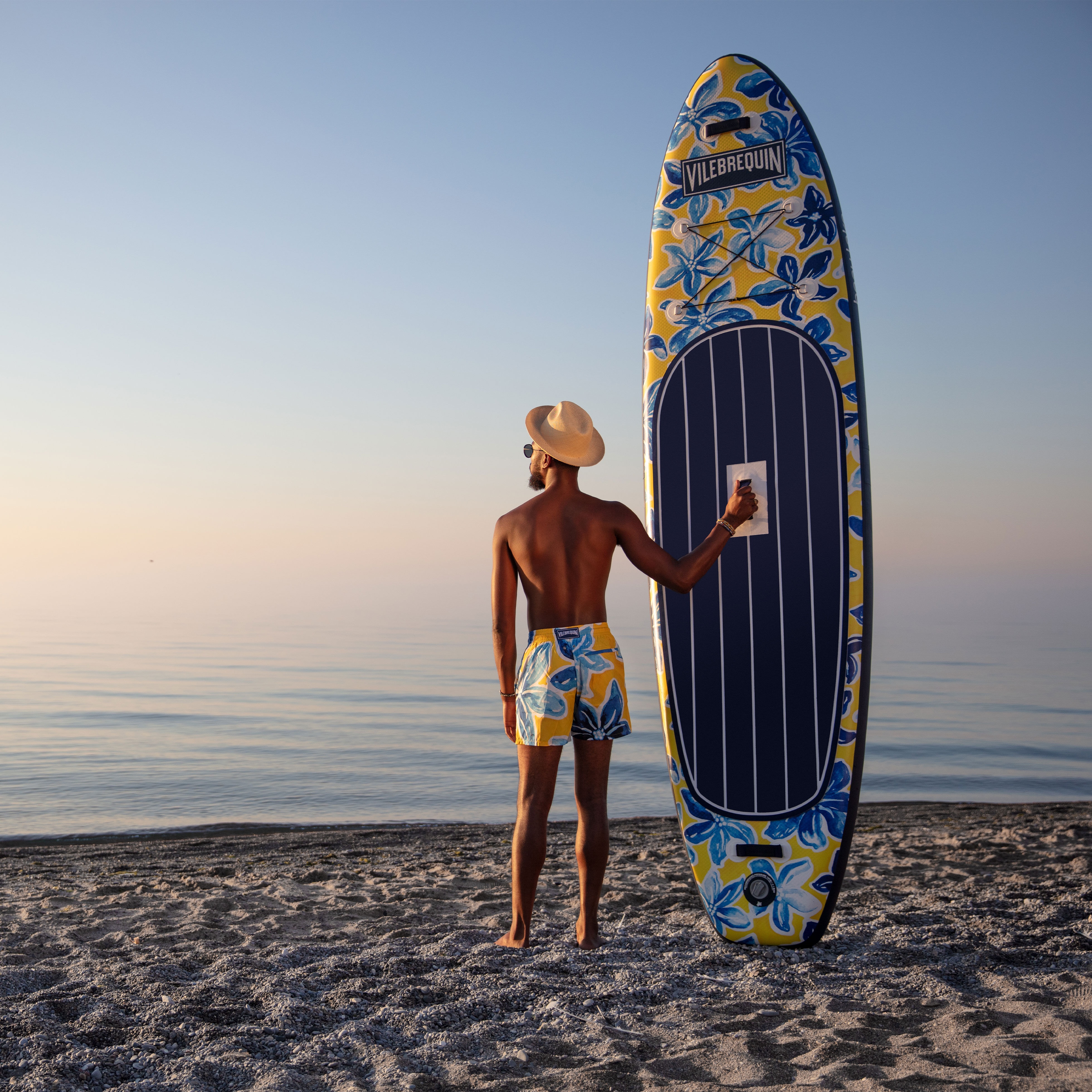 Inflatable Stand-up 10’6” Paddleboard - Vilebrequin x Beau lake - 1