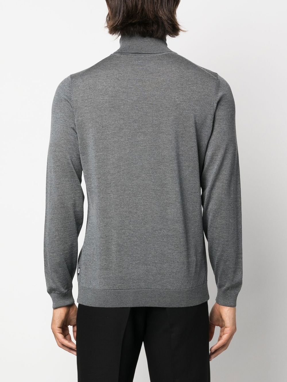 roll neck wool sweatshirt - 4