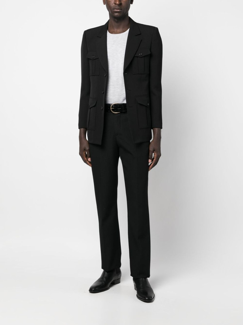 SAINT LAURENT crew-neck short-sleeved sweatshirt outlook