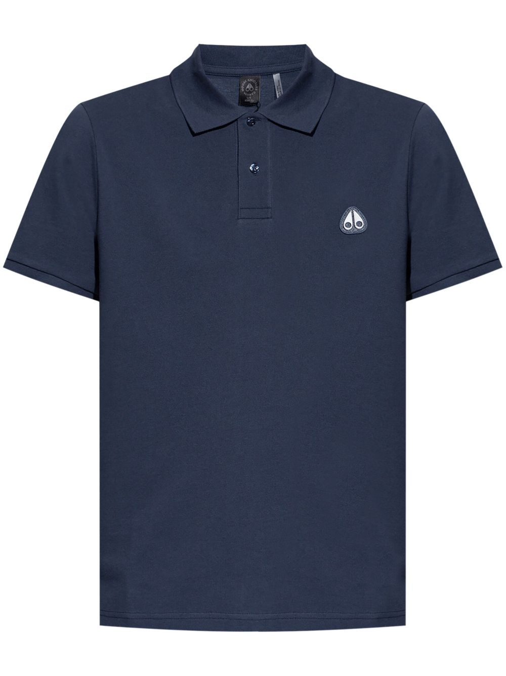 logo-appliqué polo shirt - 1