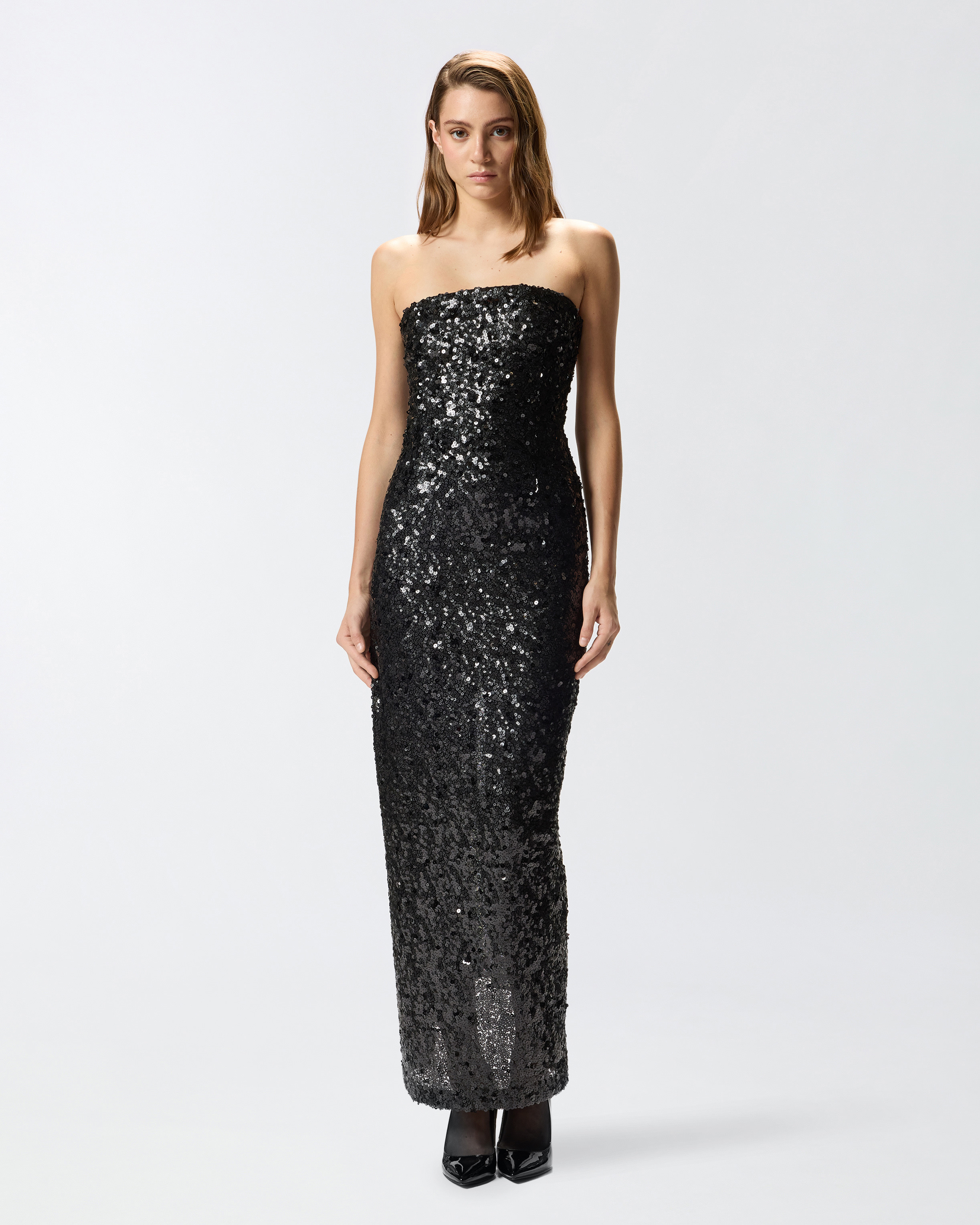 LONG DRESS WITH SEQUINS - 3