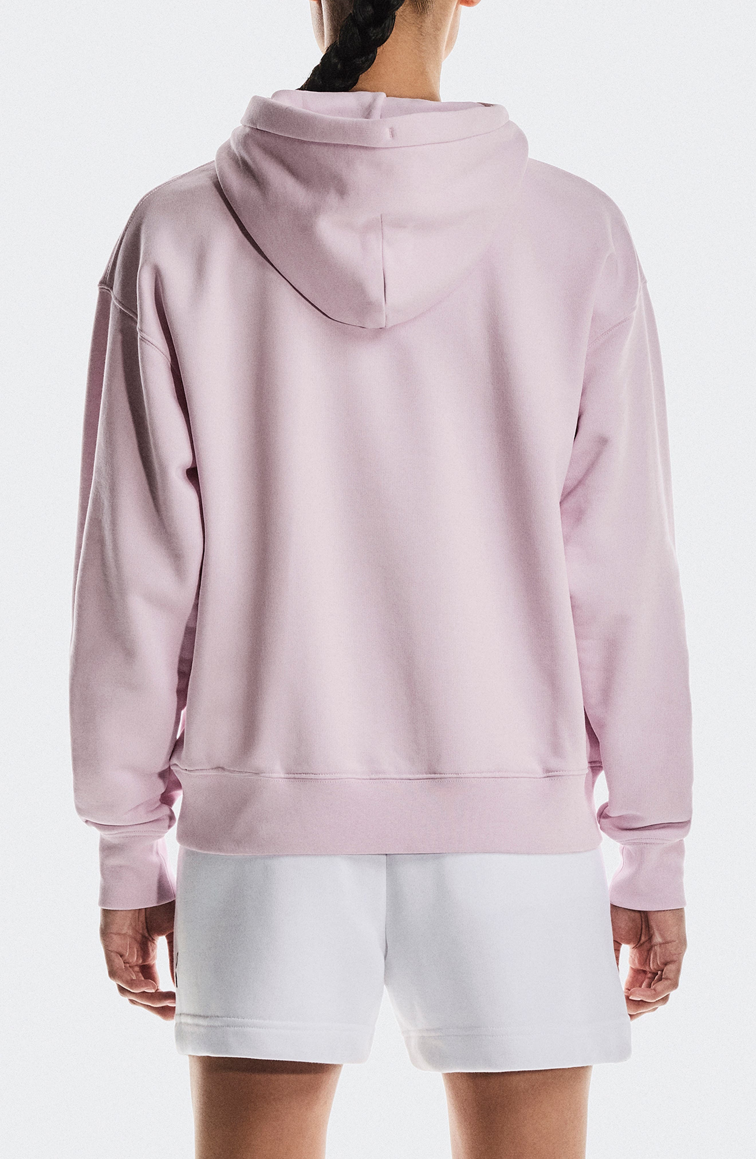 Club Oversize Organic Cotton Blend Hoodie in Orchid at Nordstrom - 2